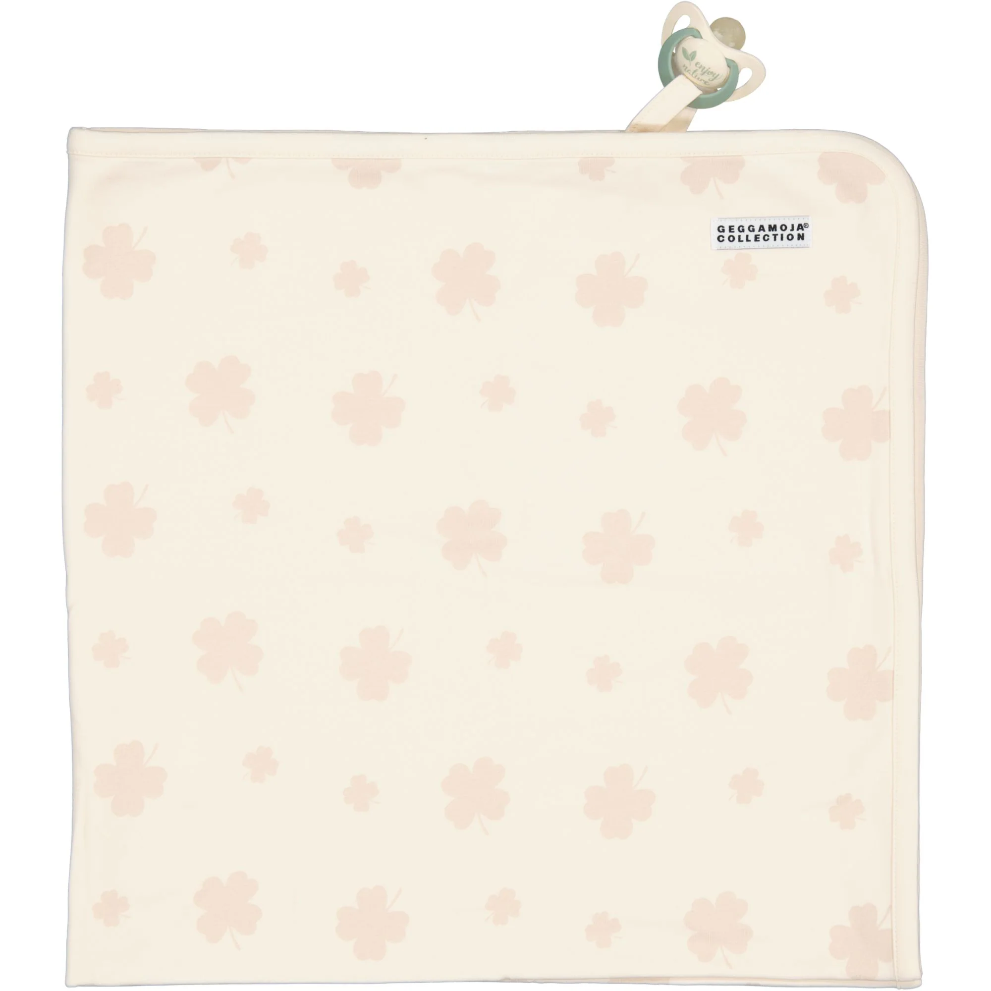 Babyfilt Bambu Klöver Beige - Image 2