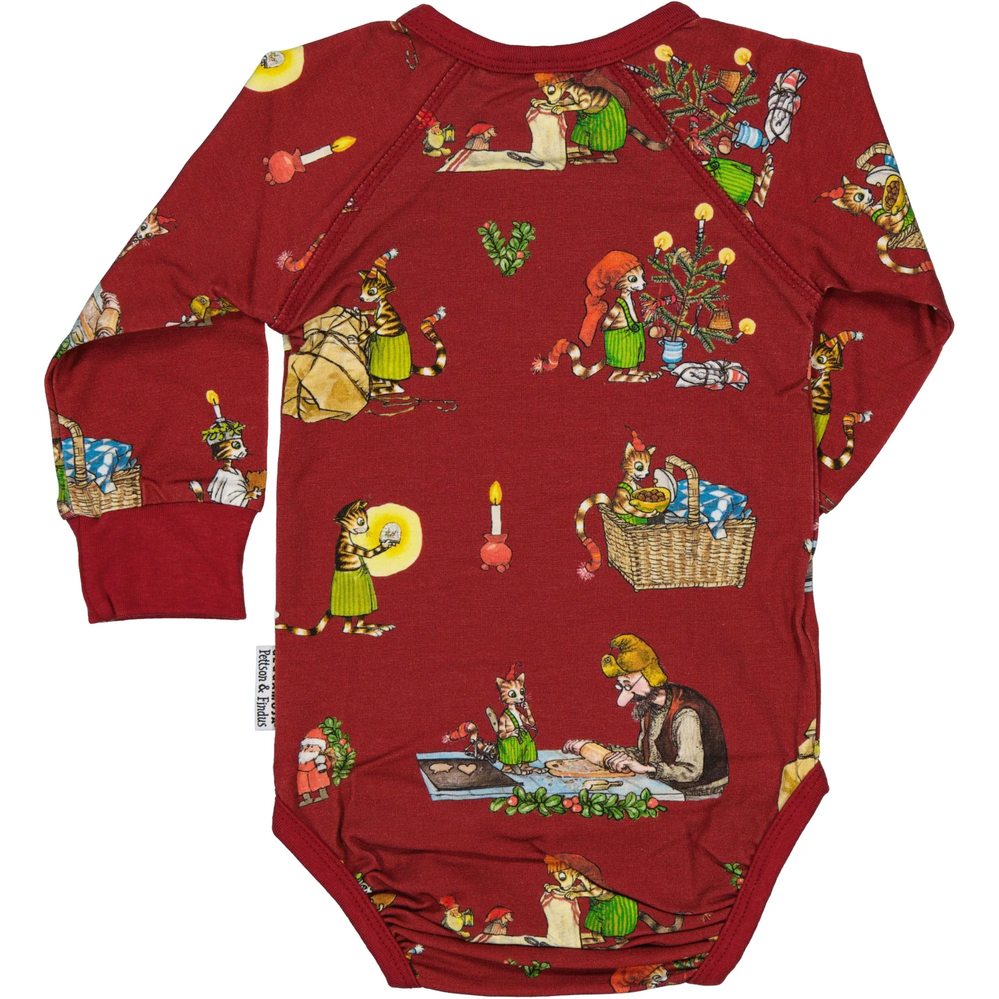 Body Pettson och Findus Röd - Julmotiv - Image 3