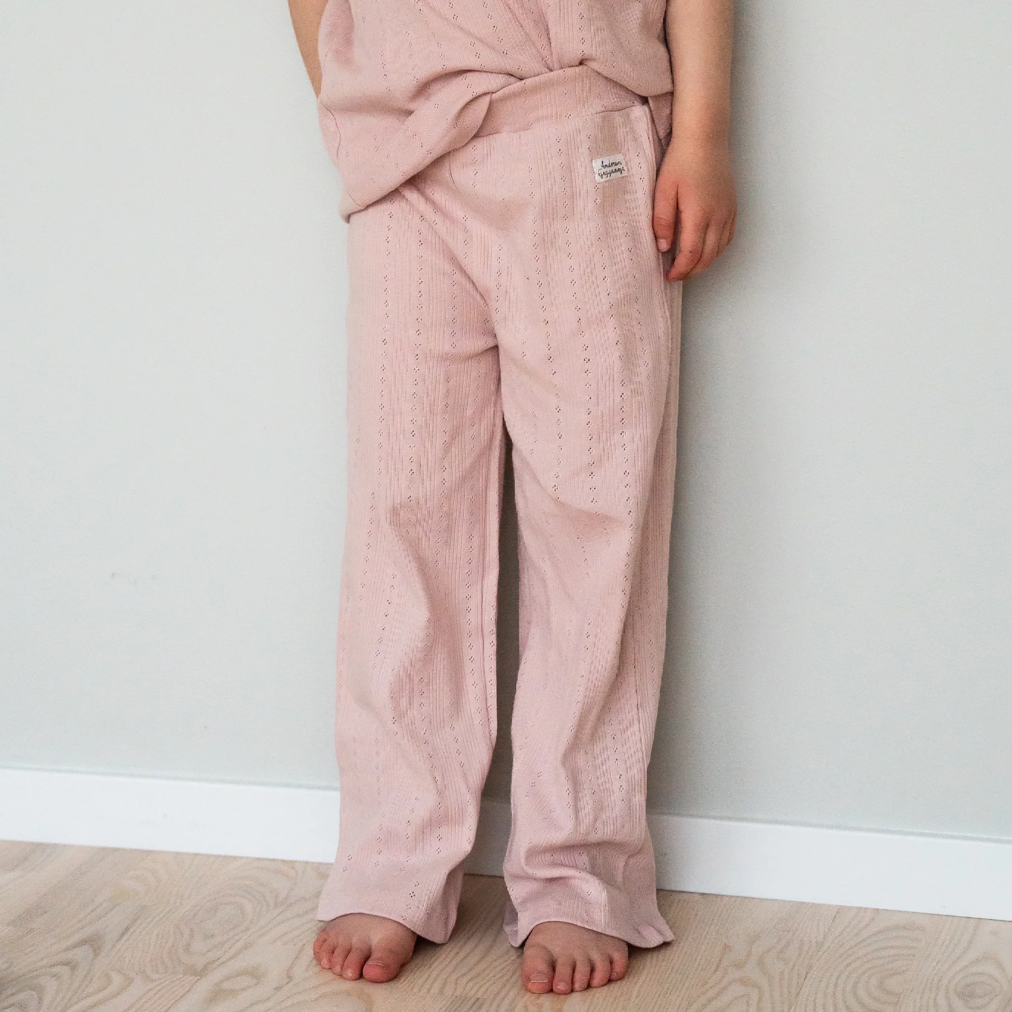 Byxor Pointelle Pink Rose - Image 6