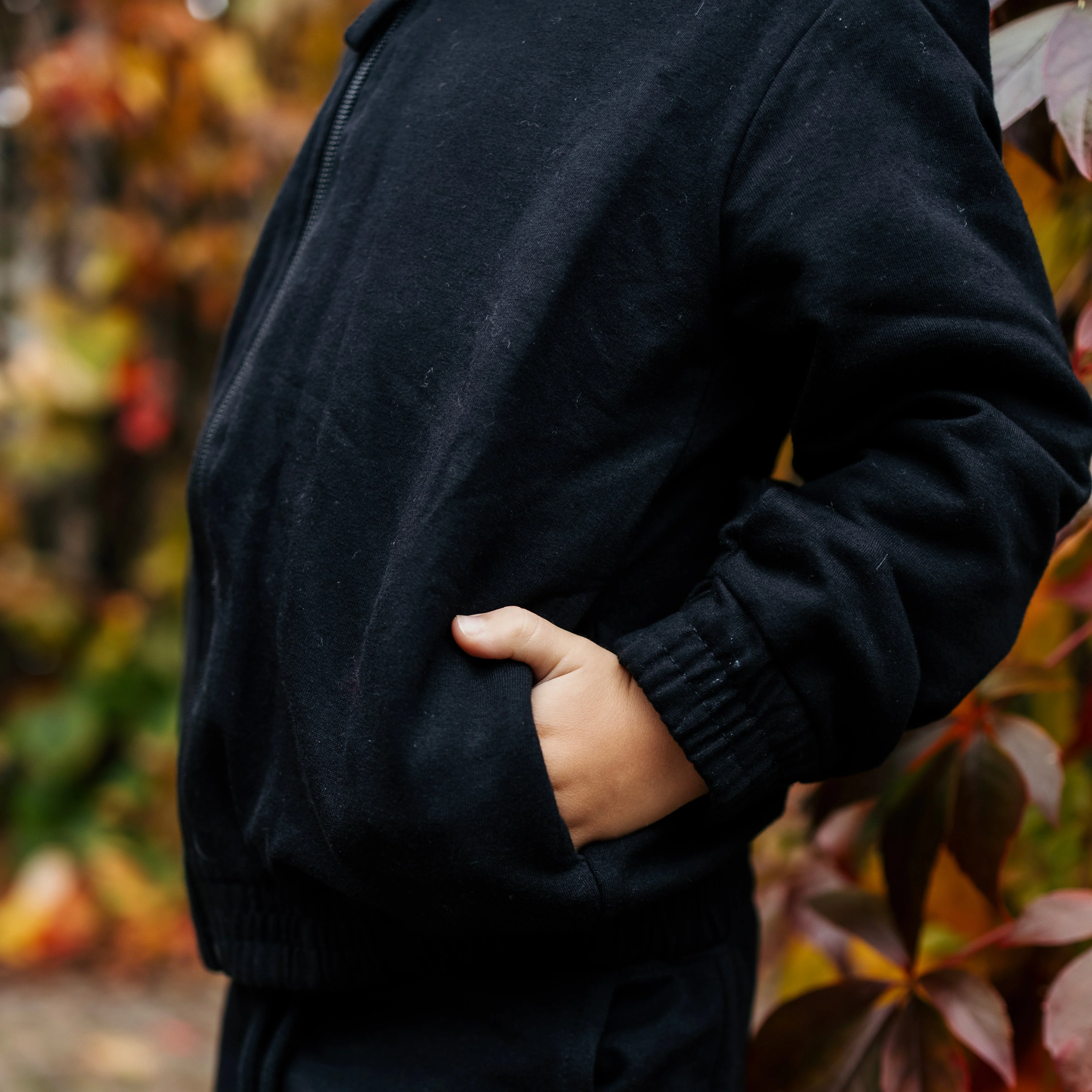 College Hoodie Svart - Image 3