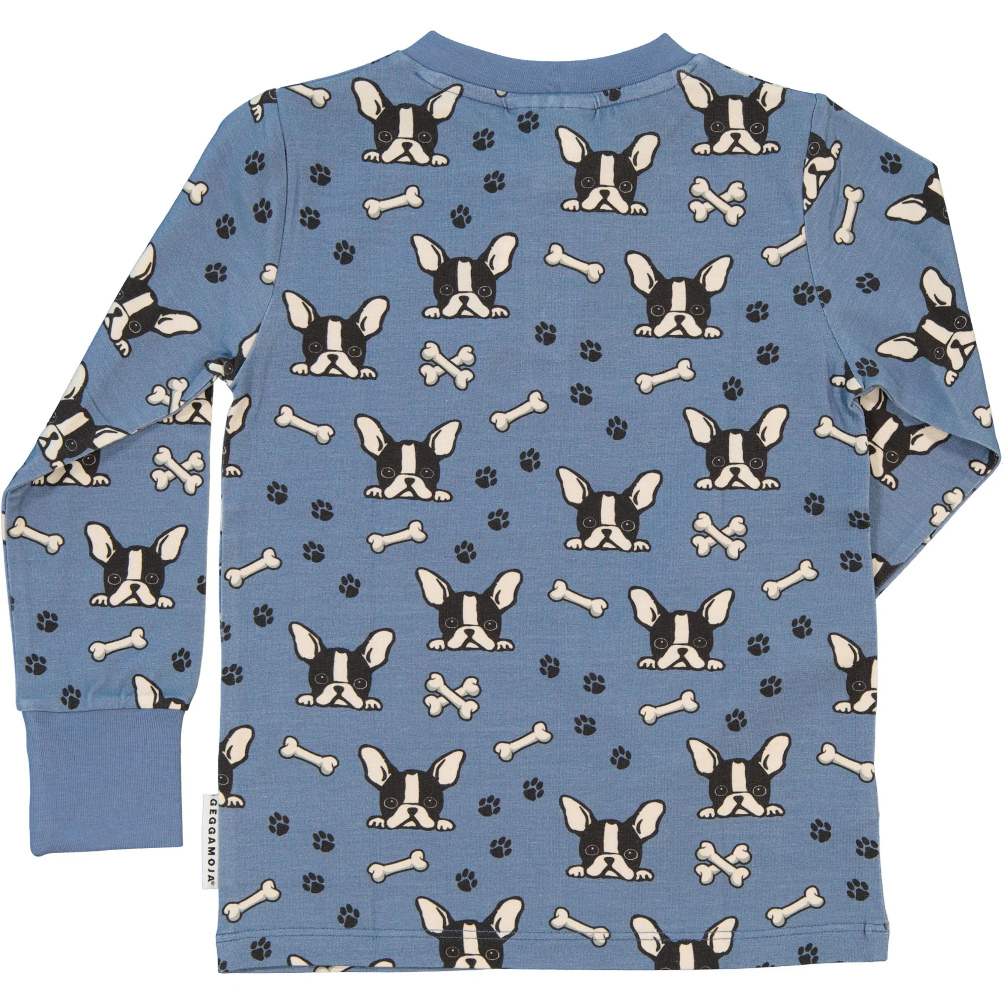 Farsfarströja Bambu Bulldog Blå - Image 7