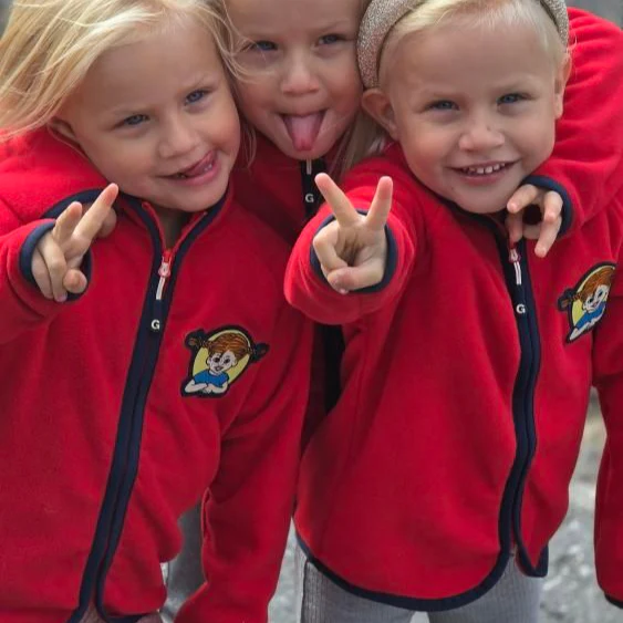 Fleecejacka Pippi Långstrump Röd - Image 3