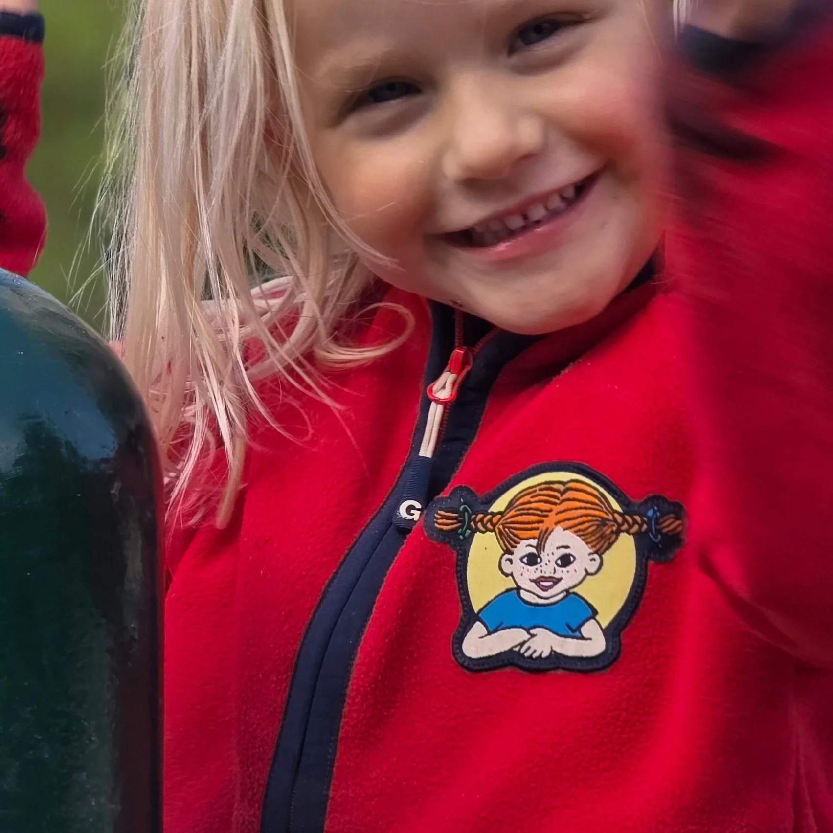 Fleecejacka Pippi Långstrump Röd - Image 4