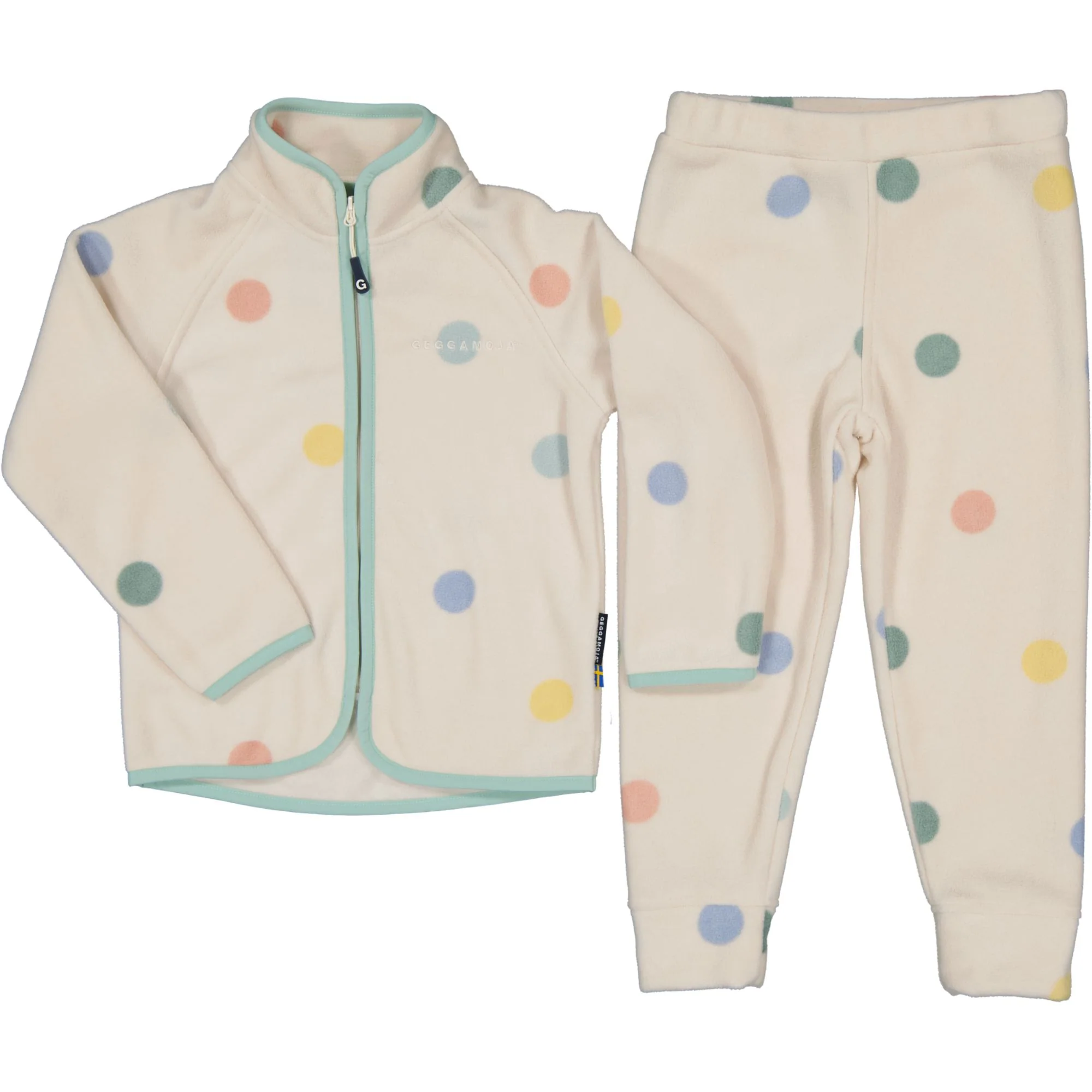 Fleeceset Dots Mint