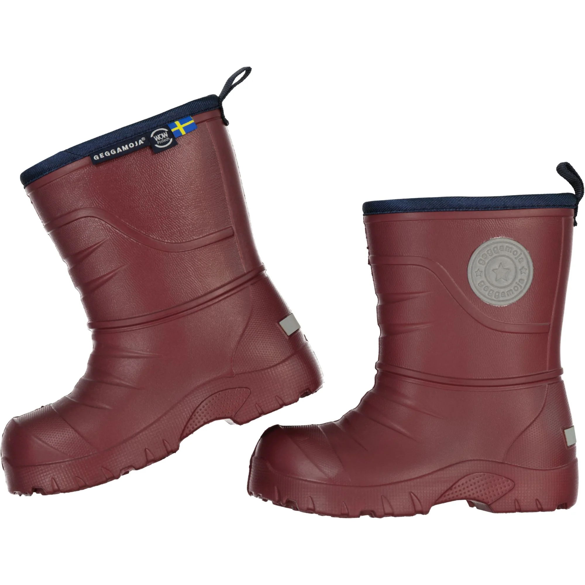 Gummistövlar fodrade Burgundy - Image 7