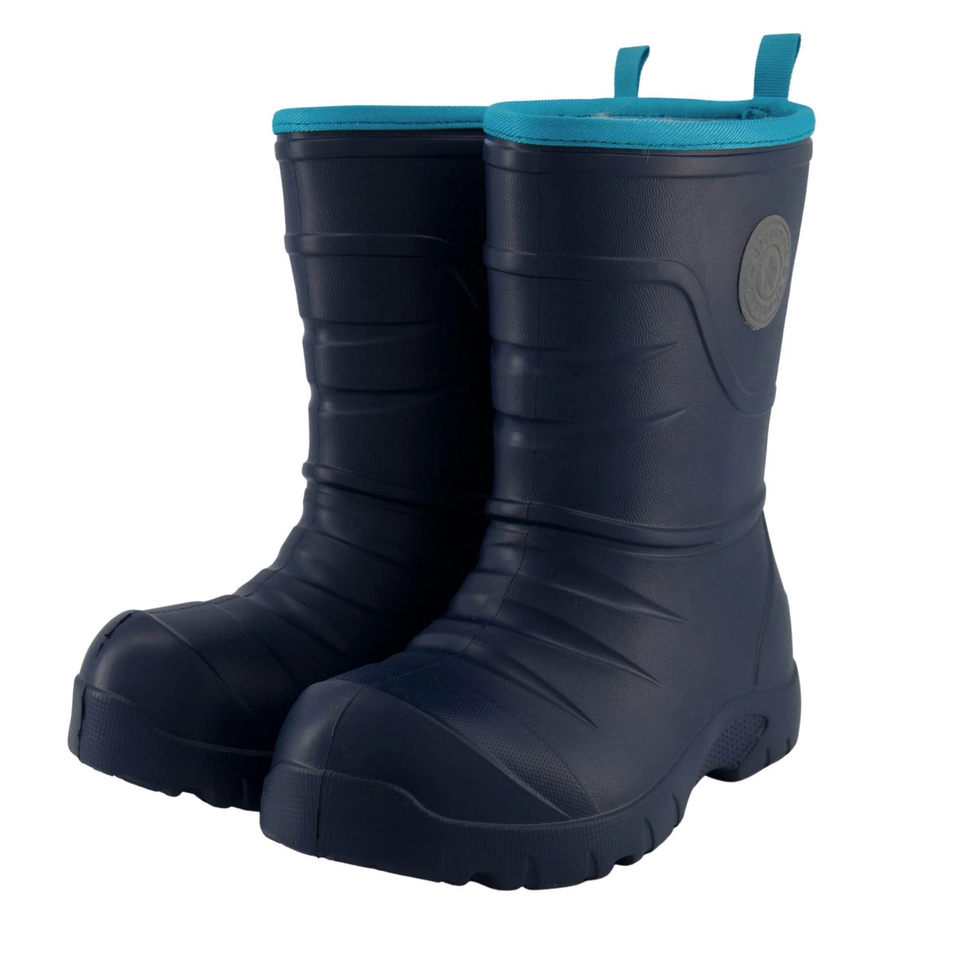 Gummistövlar fodrade Navy - Image 4