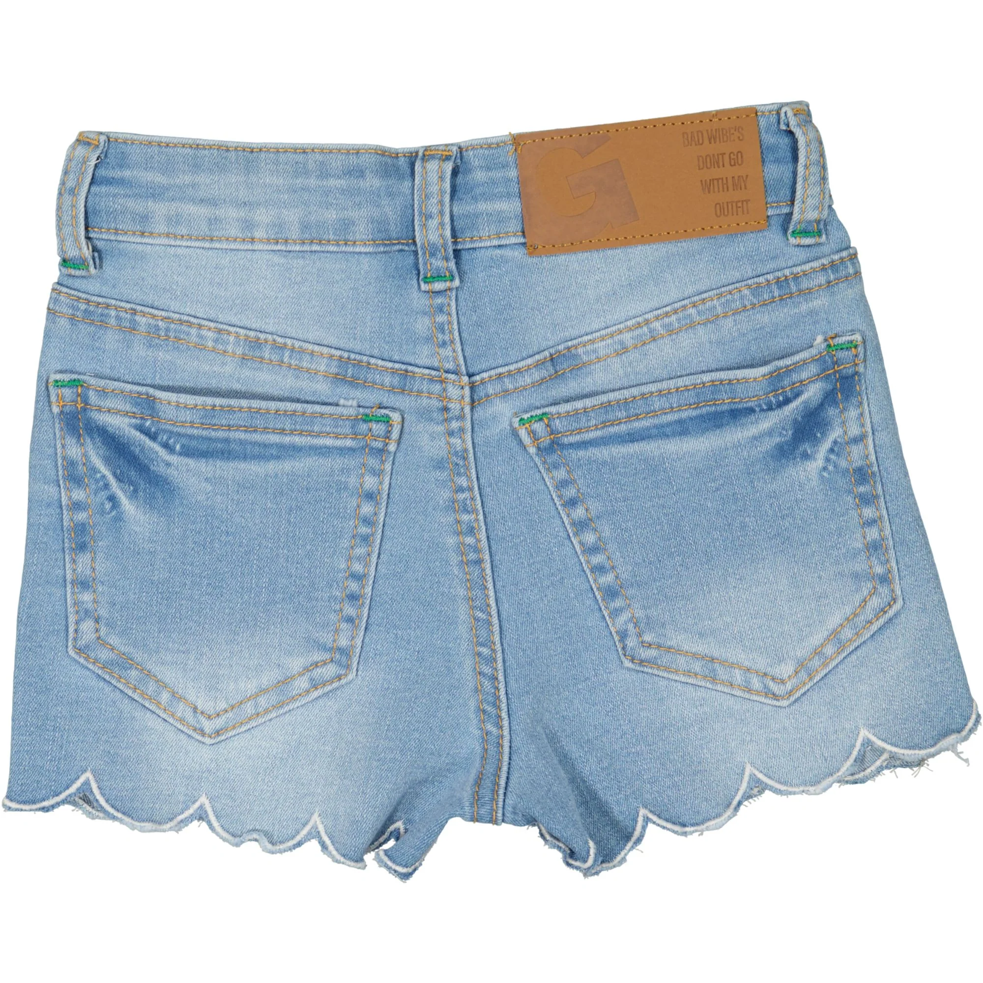 High waist Jeansshorts Ljusblå - Image 3