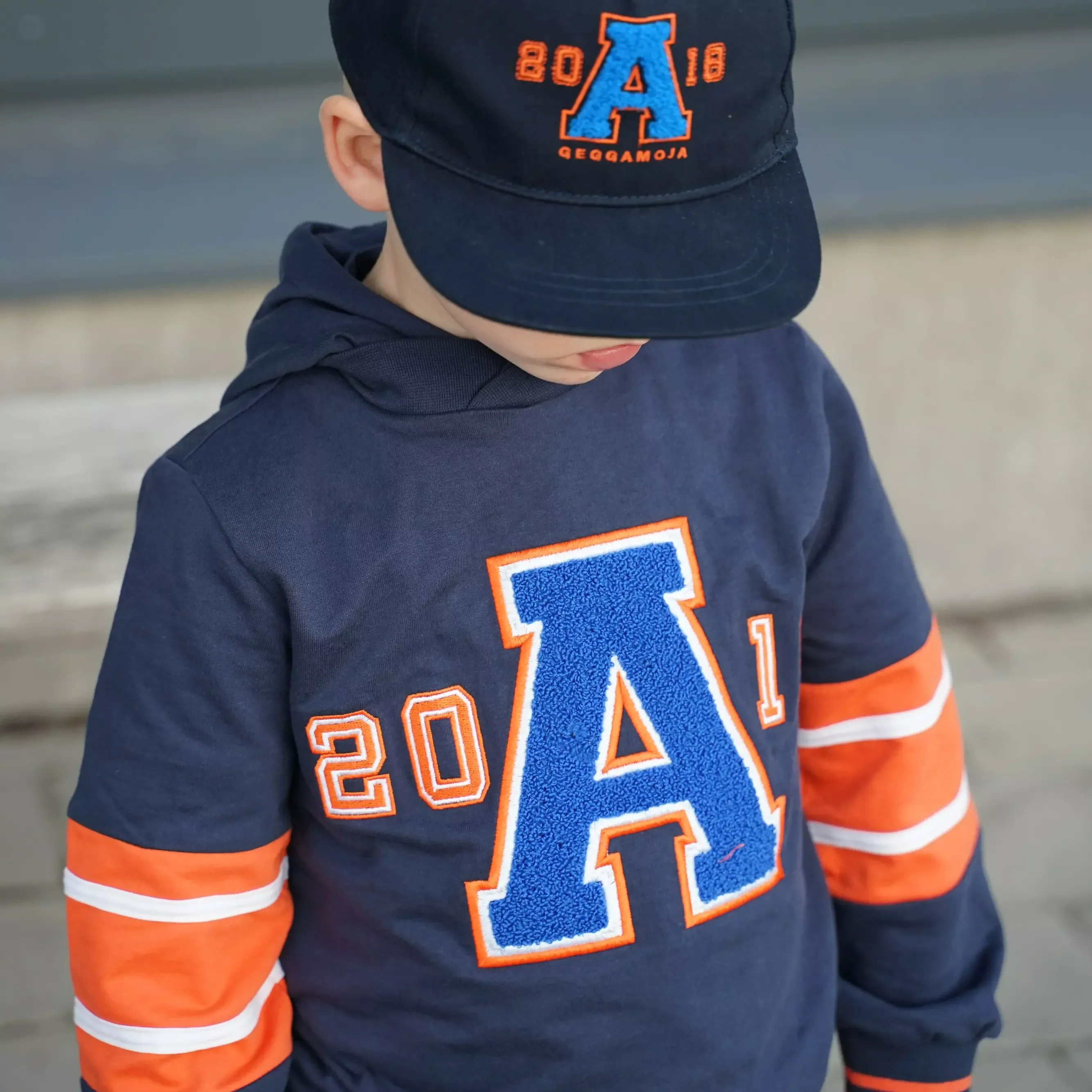 Hoodie Aaron Navy - Image 4