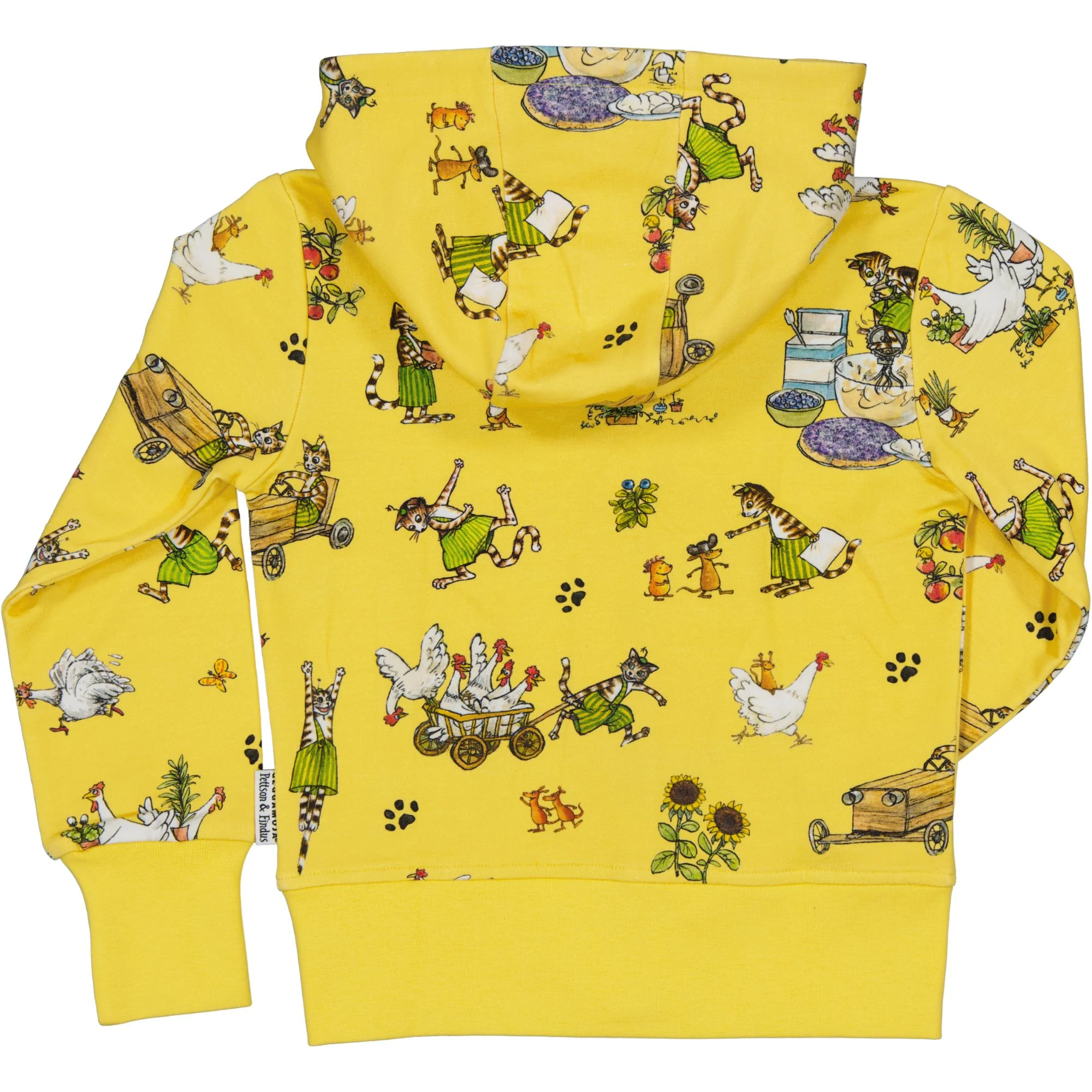 Hoodie Pettson och Findus Gul - Image 6