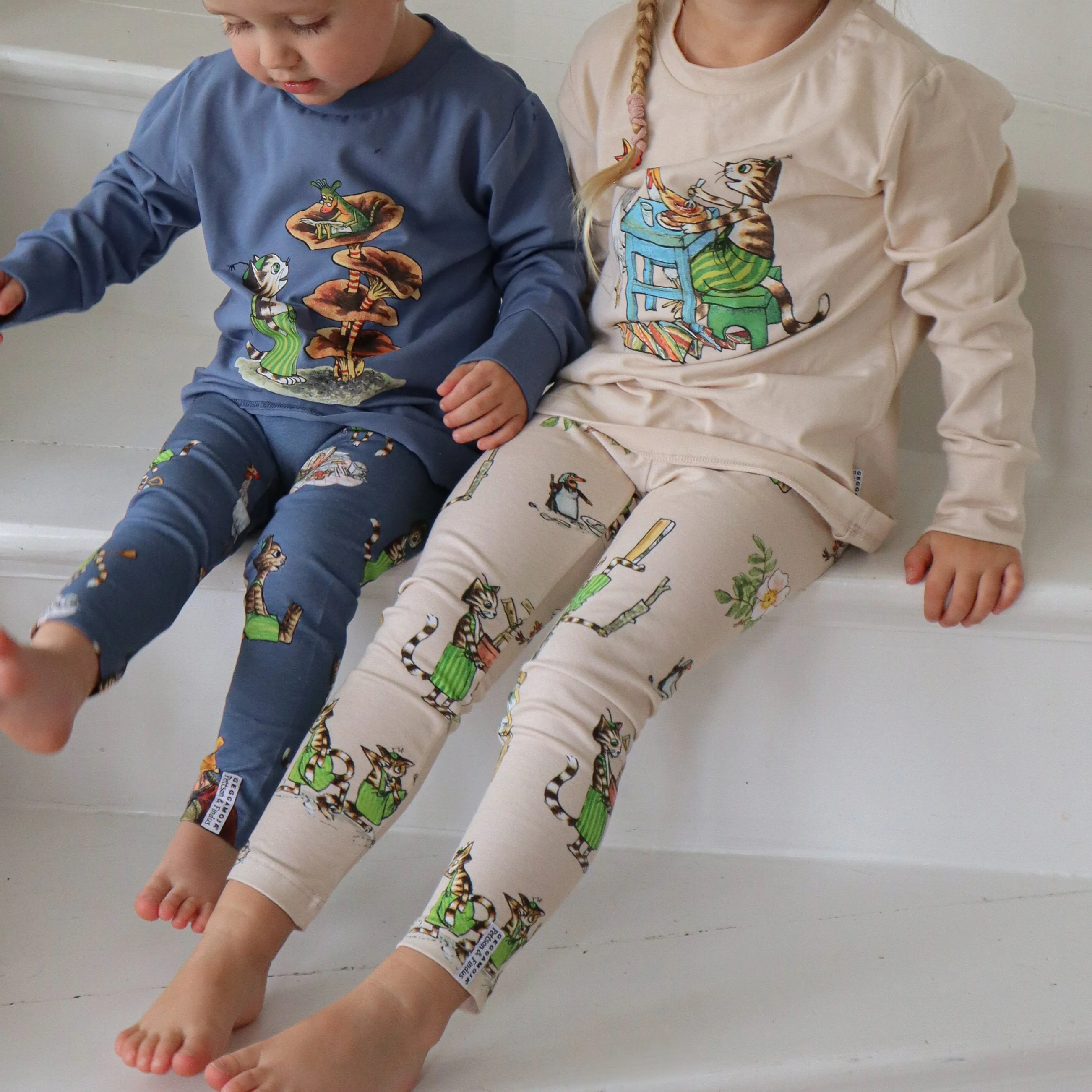 Leggings Pettson och Findus Beige - Image 4