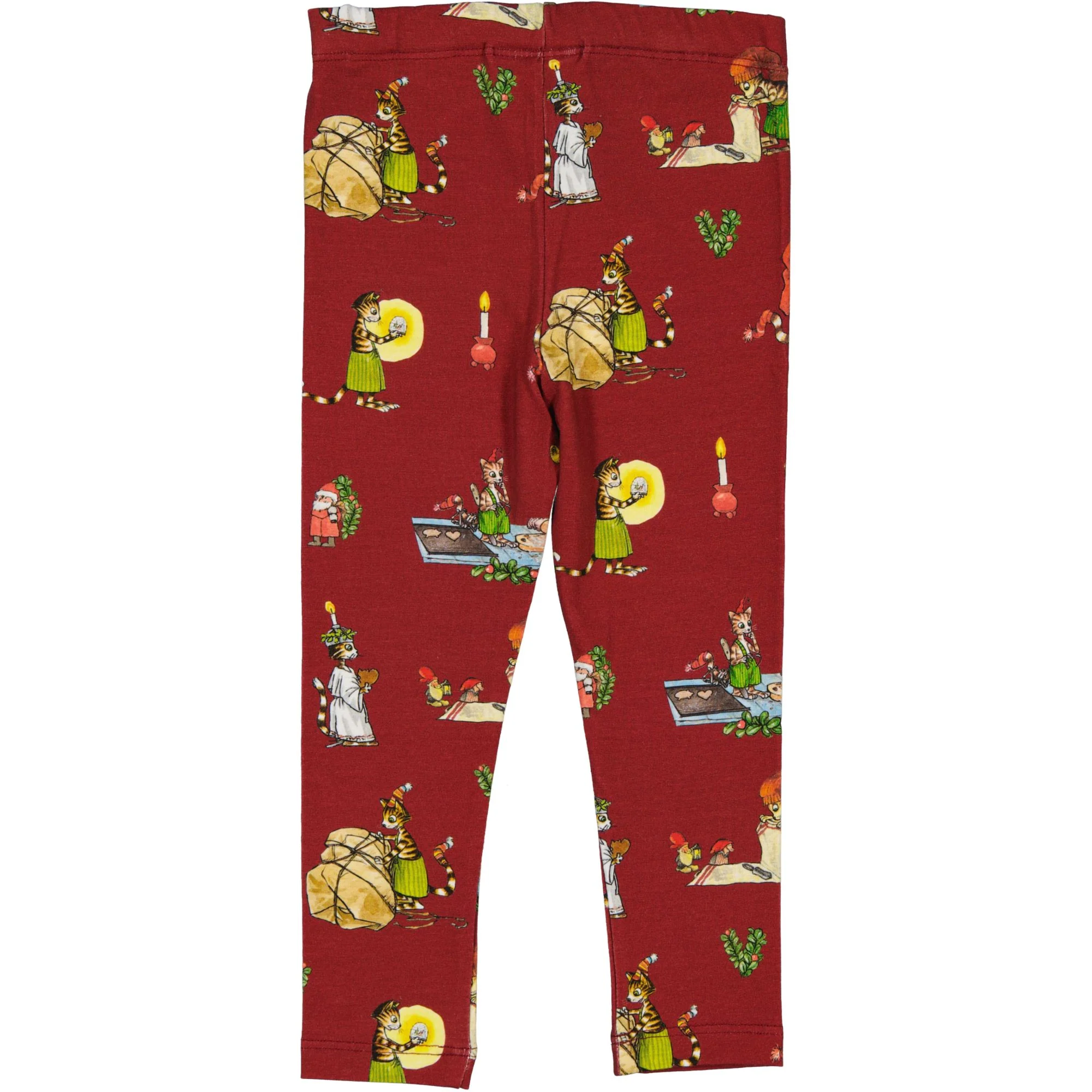 Leggings Pettson och Findus Röd - Julmotiv - Image 3