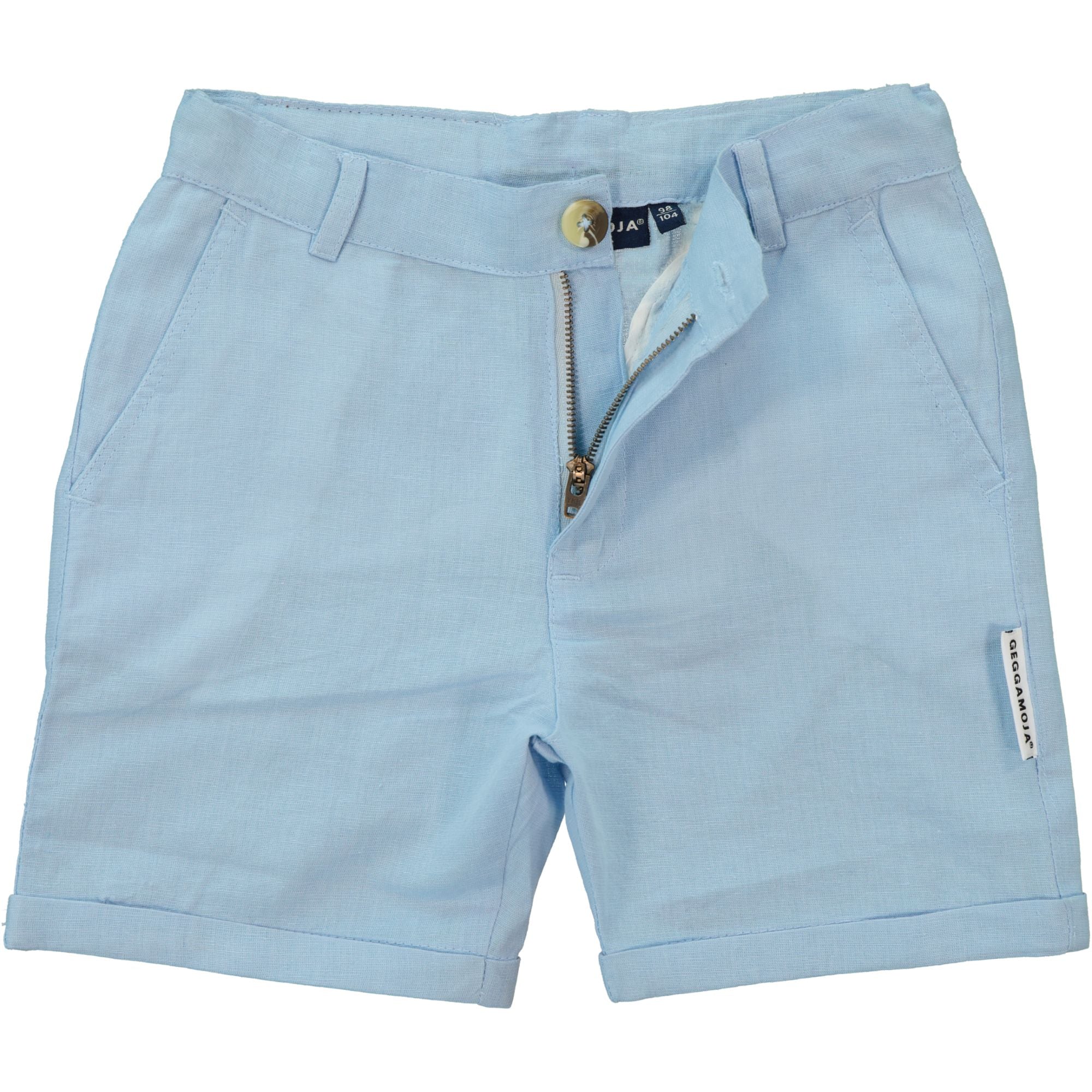 Linneshorts Ljusblå - Image 6