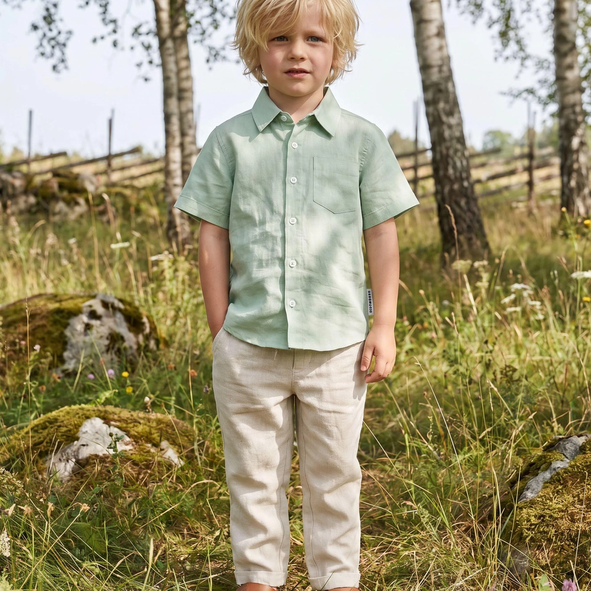 Linneskjorta Mint - Image 4