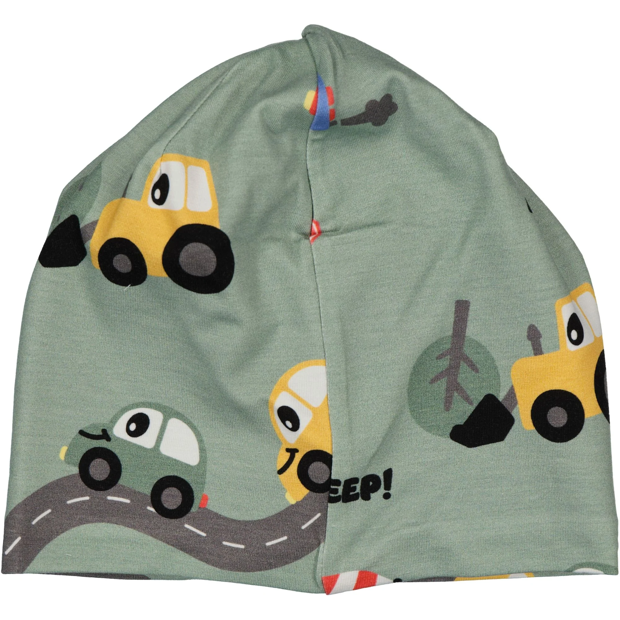 Mössa Bambu fleecefodrad Traktor Grön - Image 2