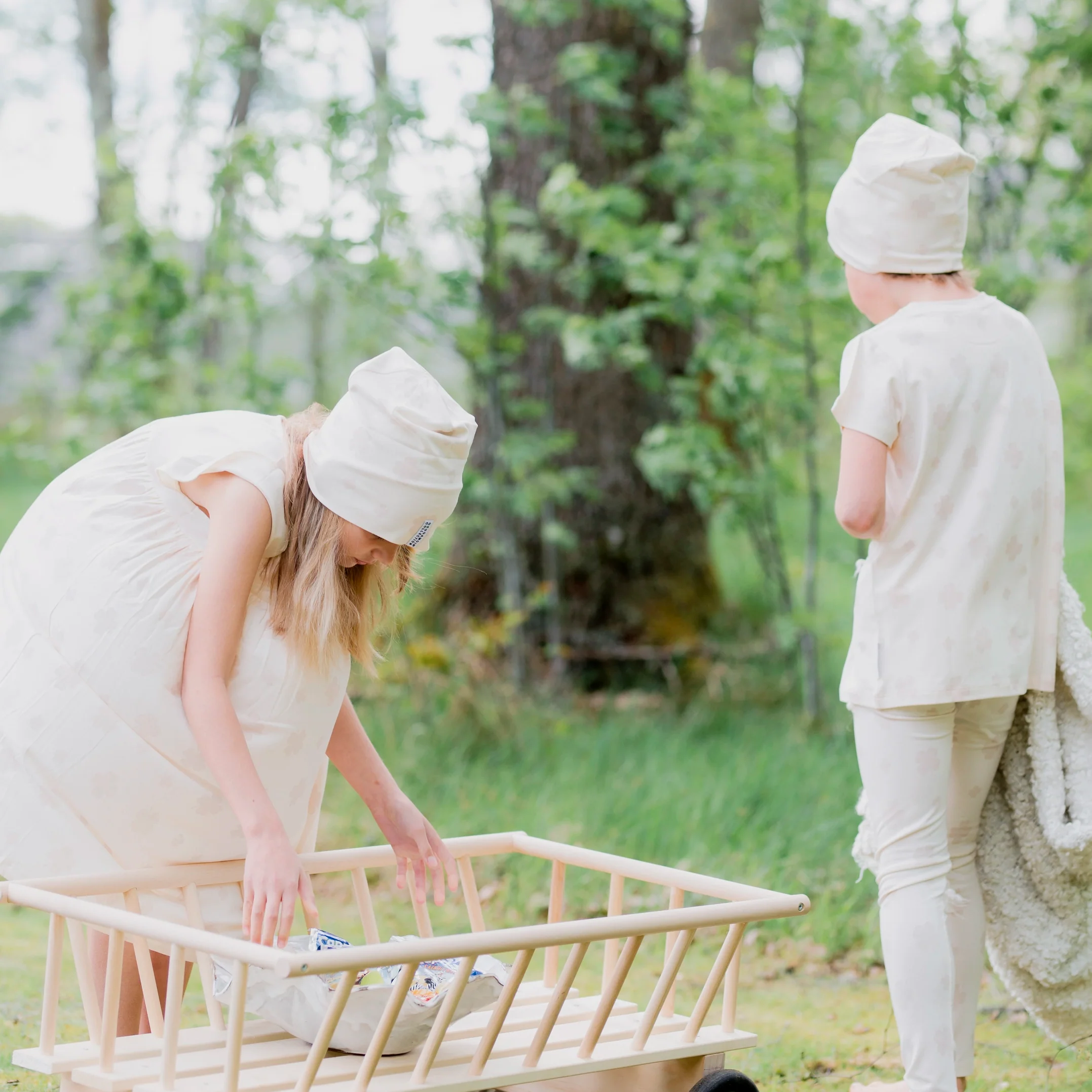Mössa Bambu Klöver Beige - Image 3