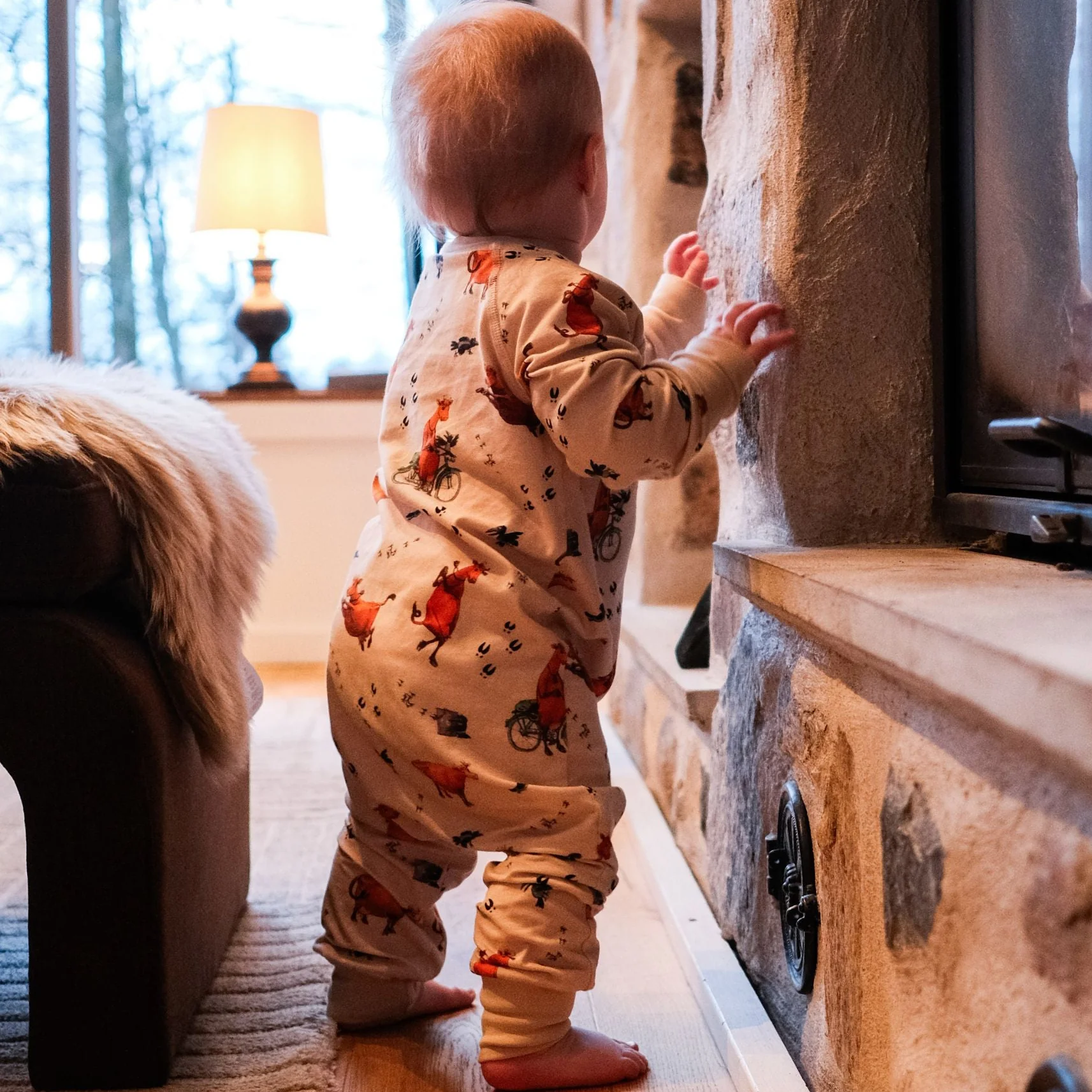 Pyjamas Mamma Mu och Kråkan Beige - Image 4