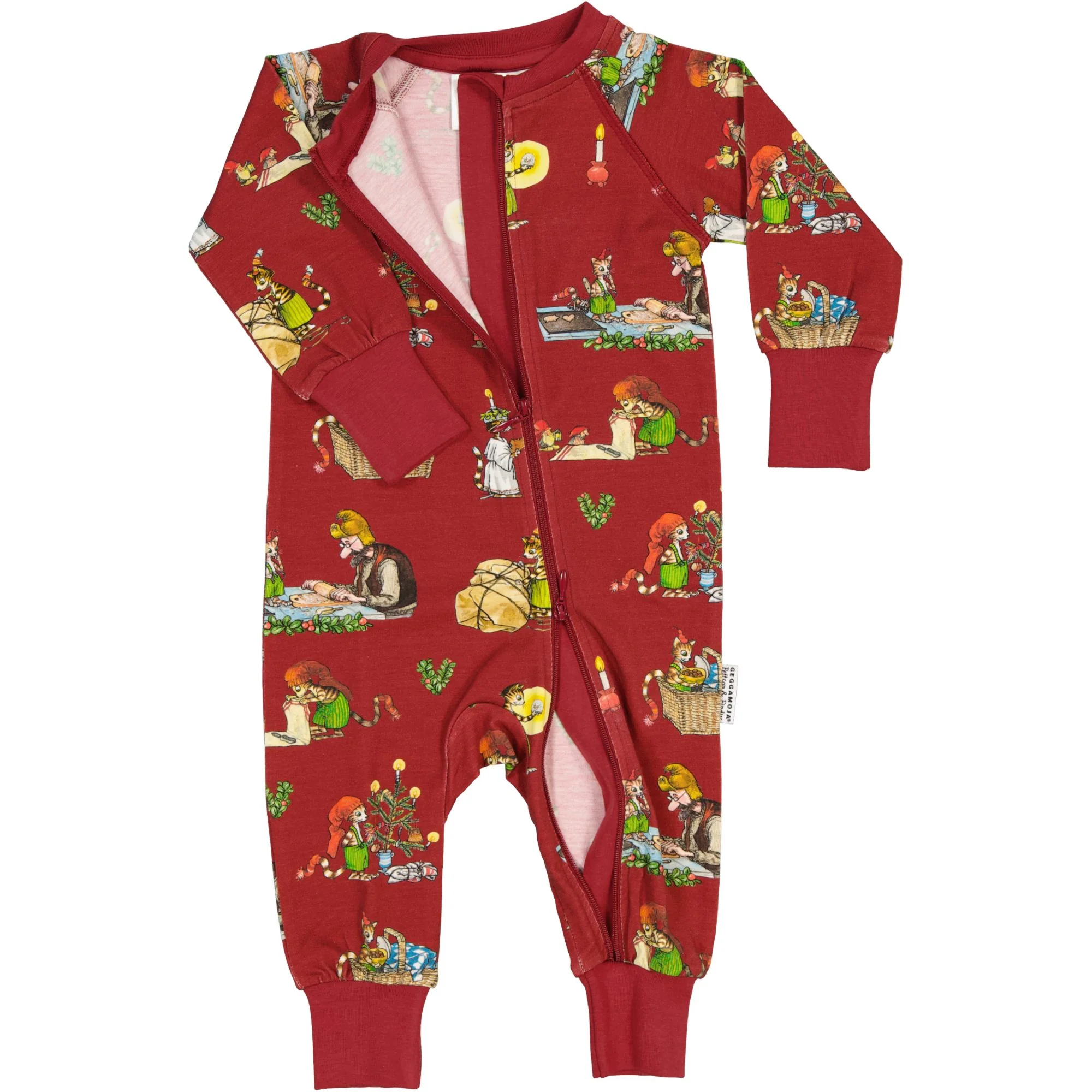 Pyjamas Pettson och Findus Röd- Julpyjamas - Image 6
