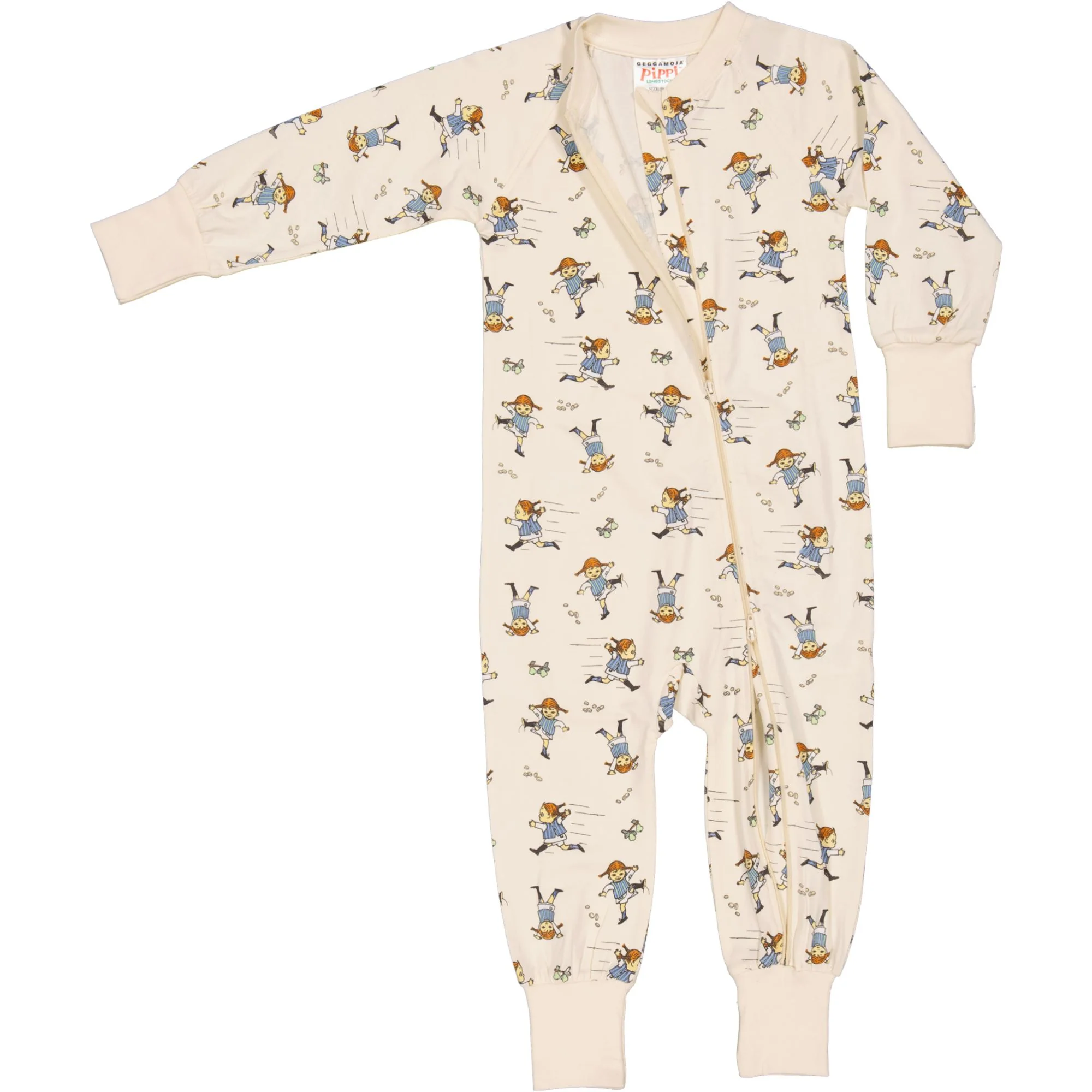 Pyjamas Pippi Långstrump soft beige - Image 3