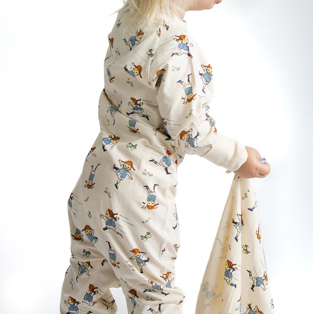 Pyjamas Pippi Långstrump soft beige - Image 4