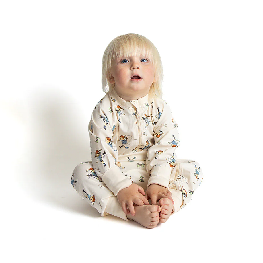 Pyjamas Pippi Långstrump soft beige - Image 6