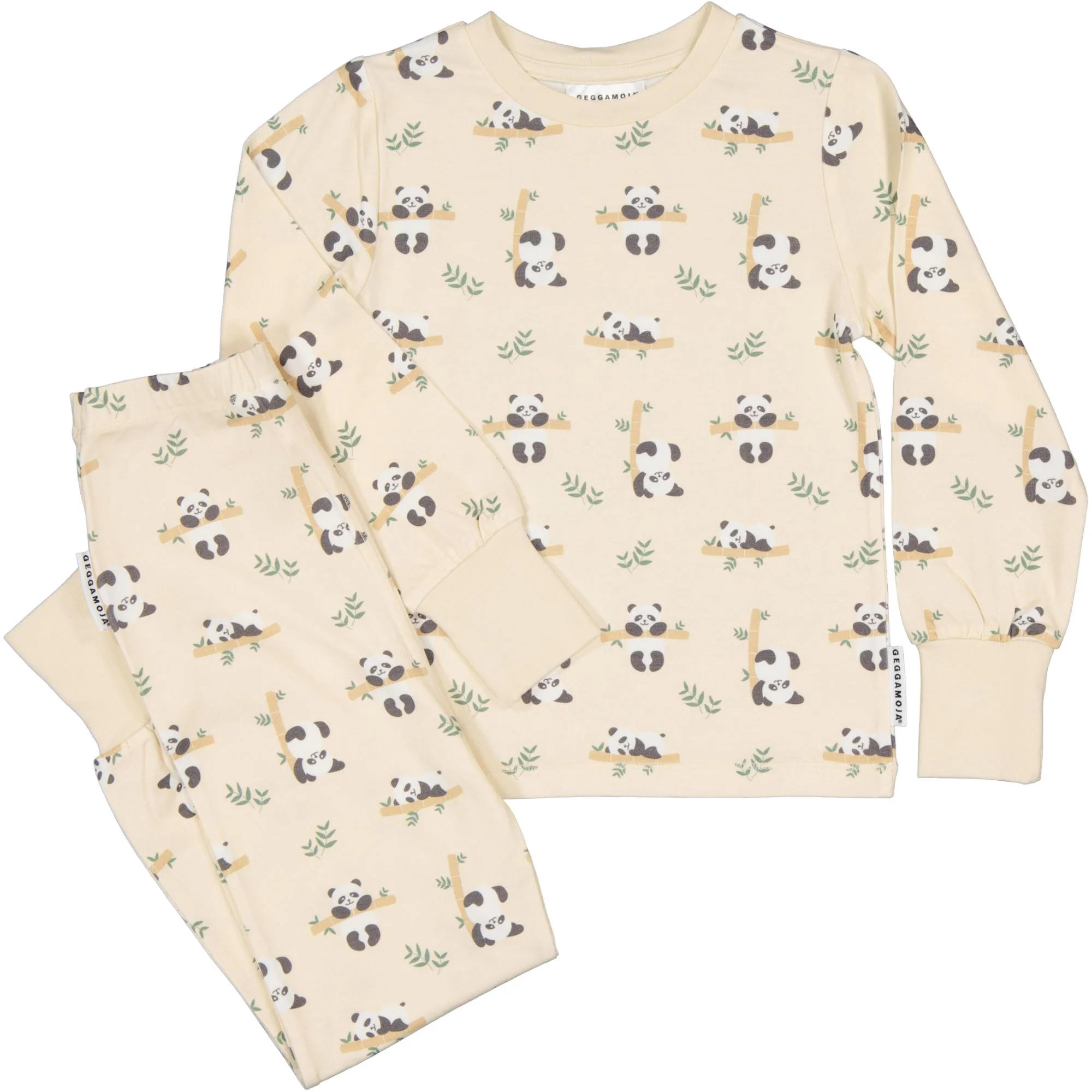 Pyjamas tvådelad Bambu Panda Beige - Image 7