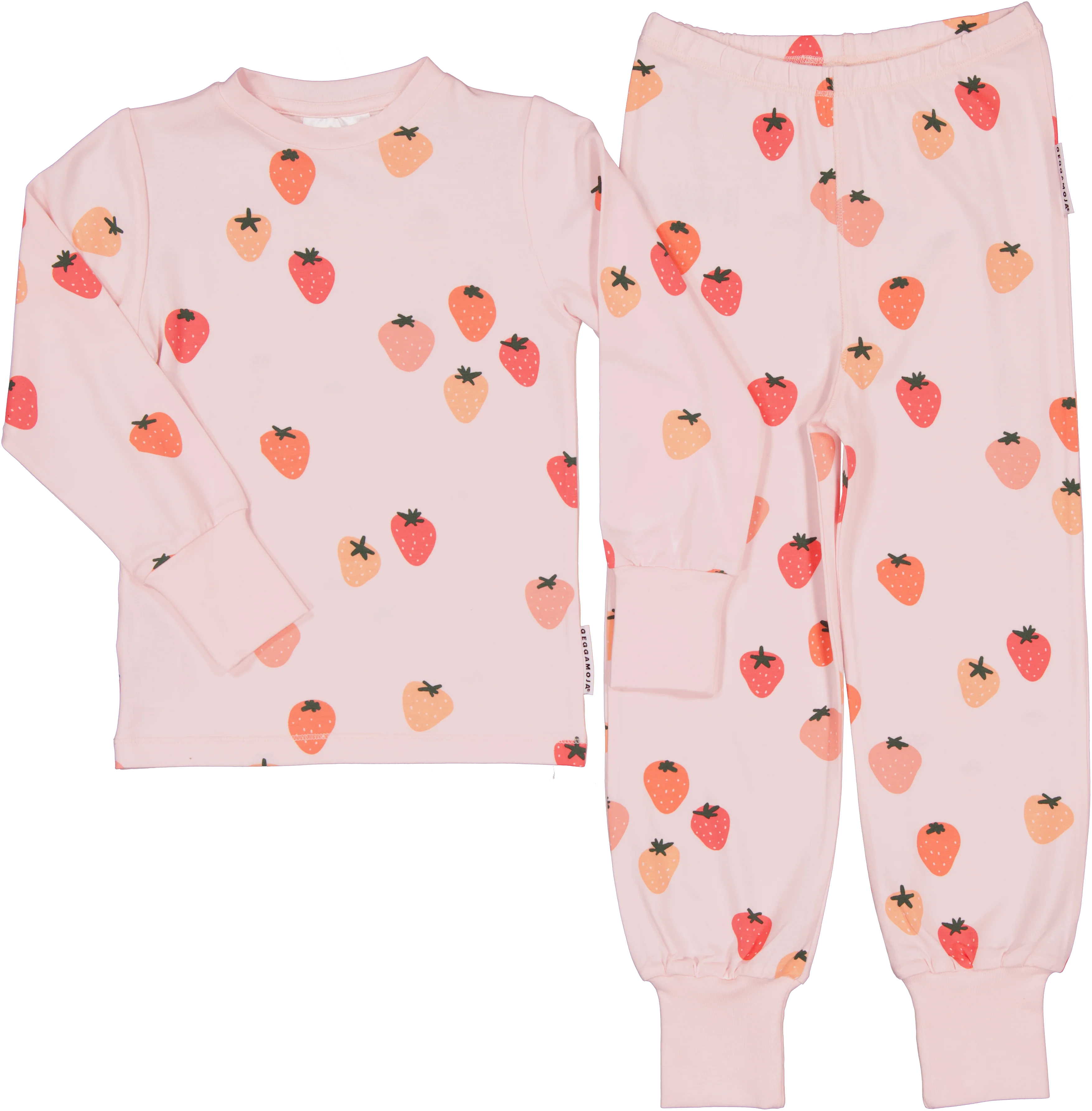 Pyjamas tvådelad Bambu Strawberry