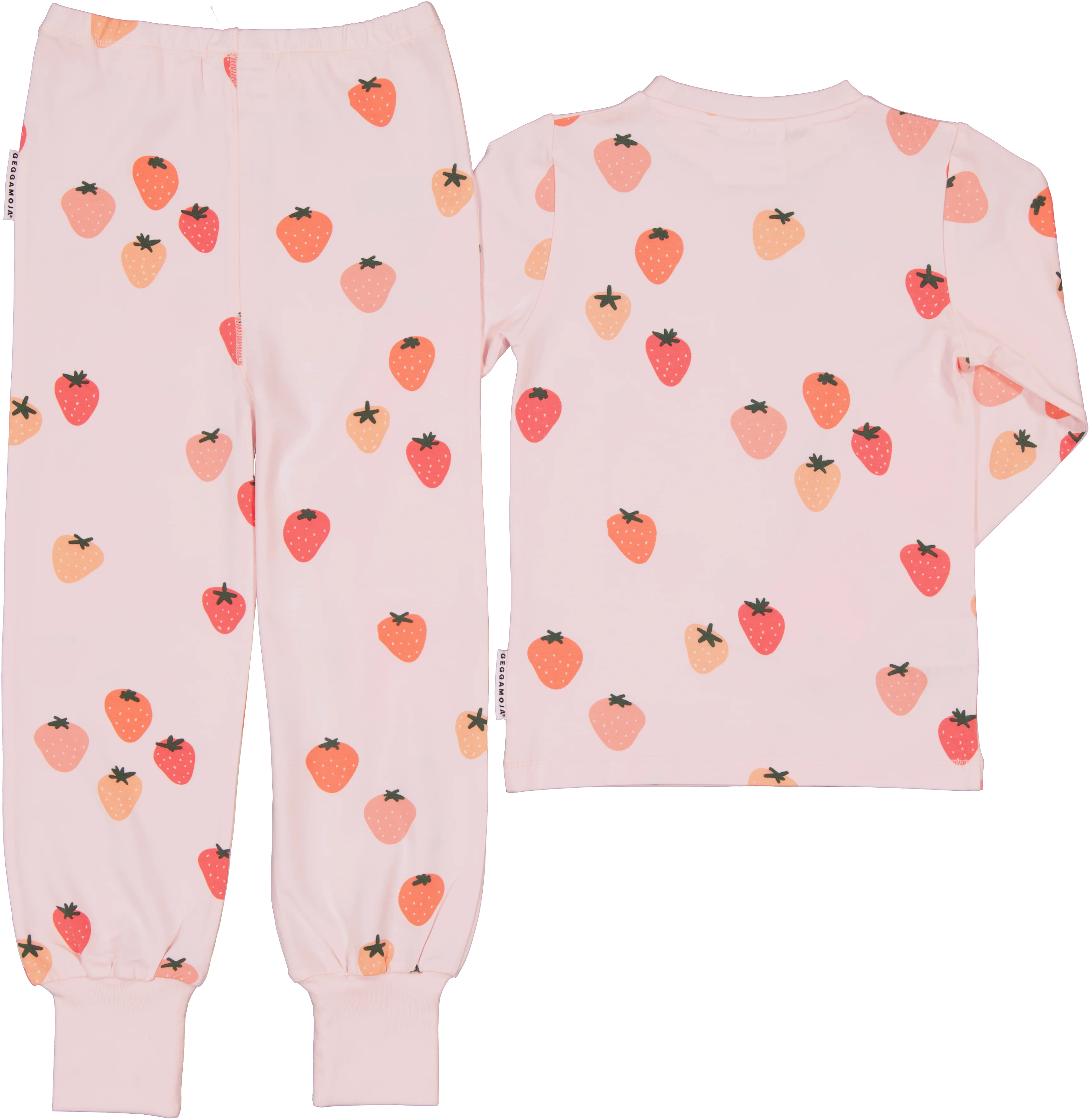 Pyjamas tvådelad Bambu Strawberry - Image 3