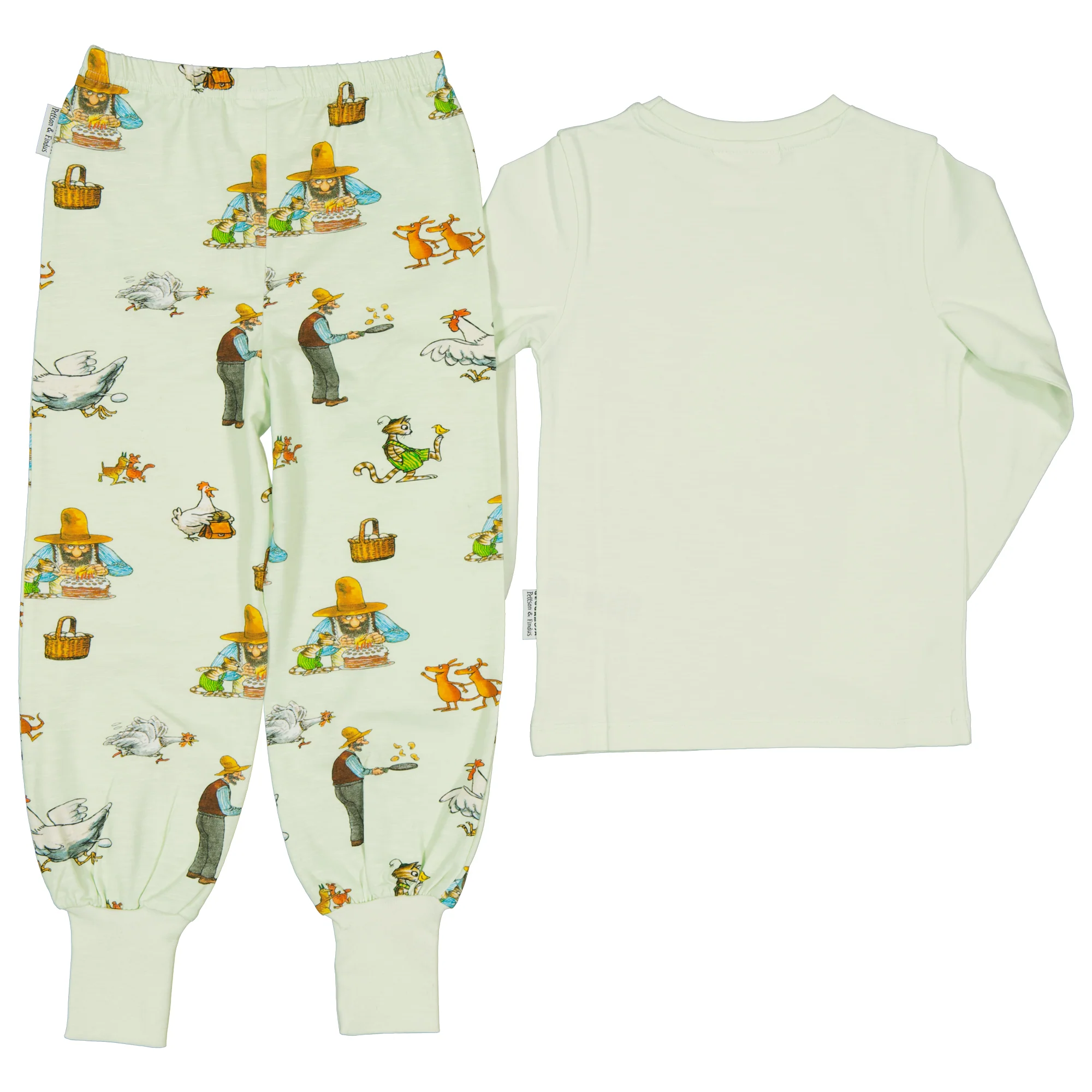 Pyjamas tvådelad Pettson och Findus Grön - Image 3