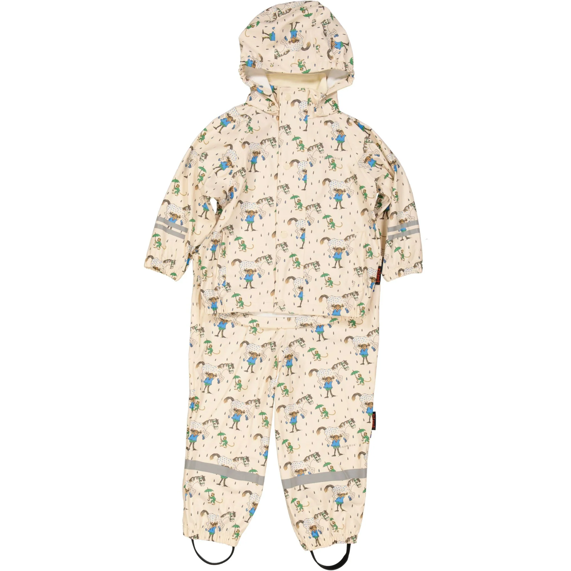 Regnset Pippi Långstrump Beige - Image 6