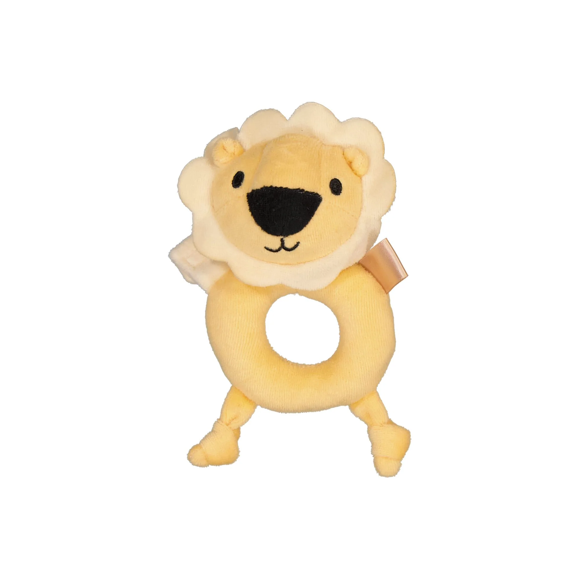 Skallra ring gul lejon
