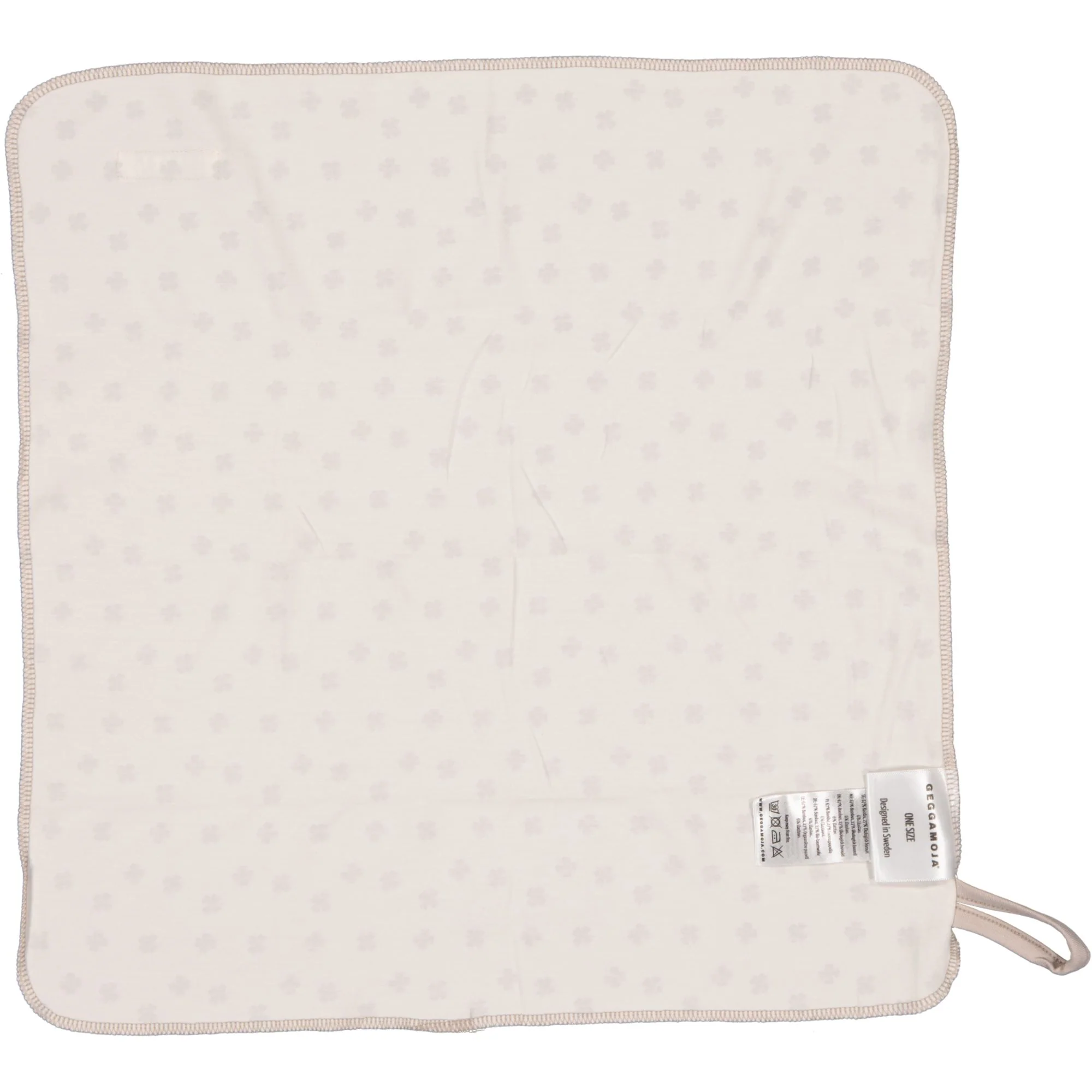 Snuttefilt Bambu Beige Klöver - Image 3