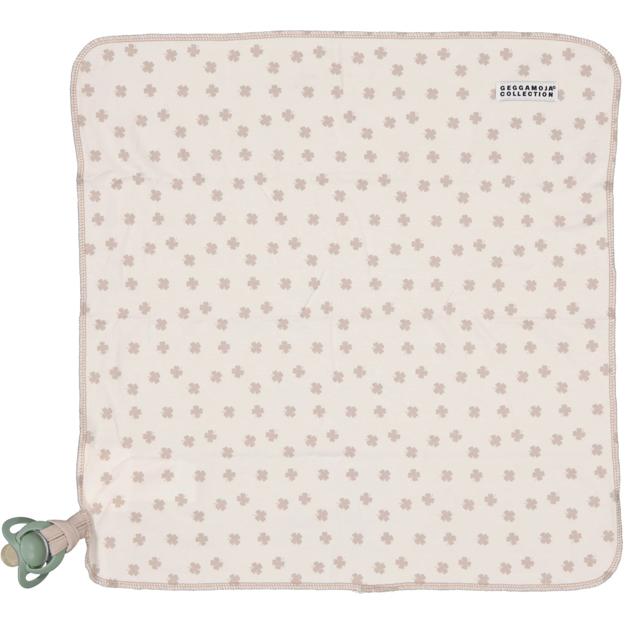Snuttefilt Bambu Beige Klöver - Image 4