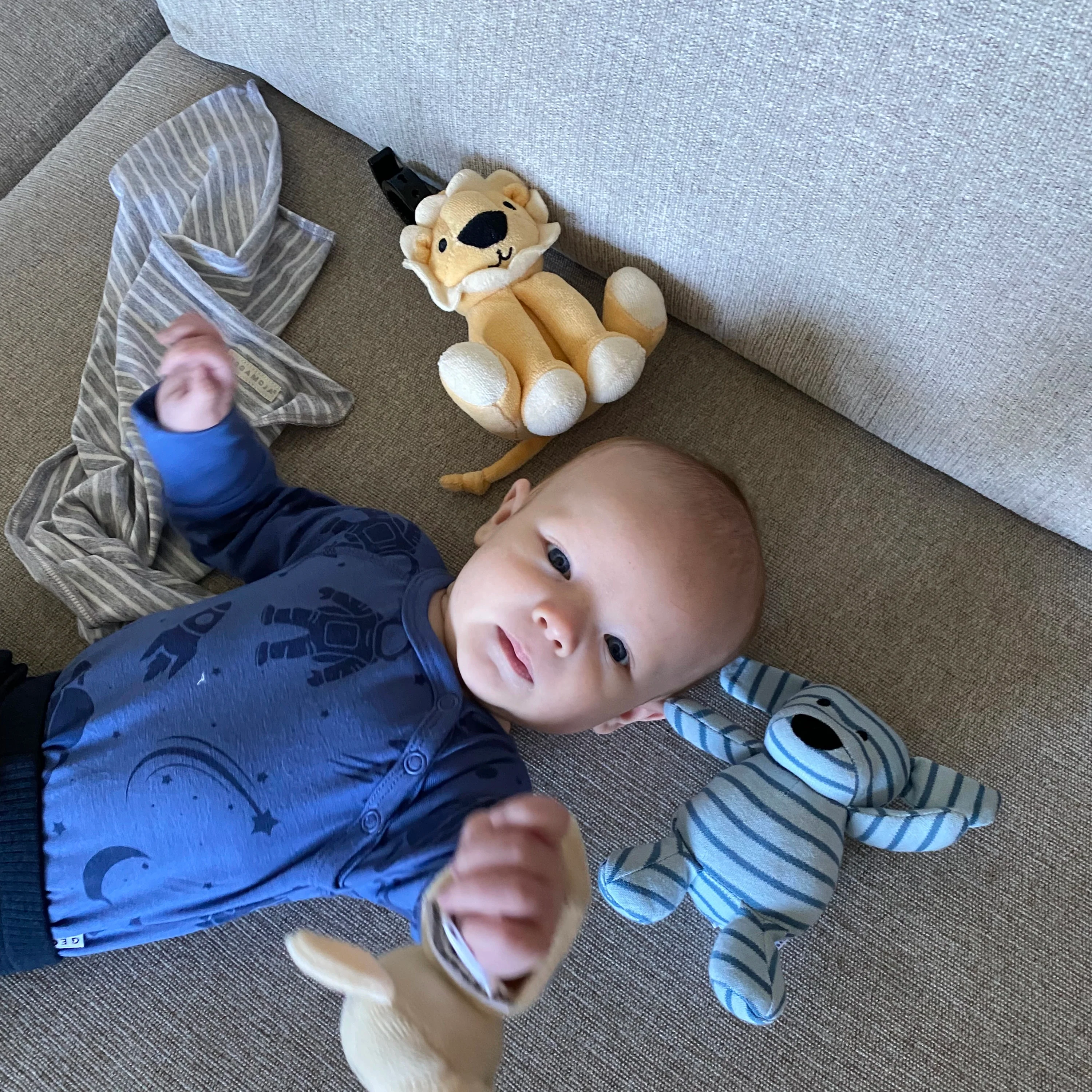 Snuttefilt Bambu Classic Grå/Vit - Image 3