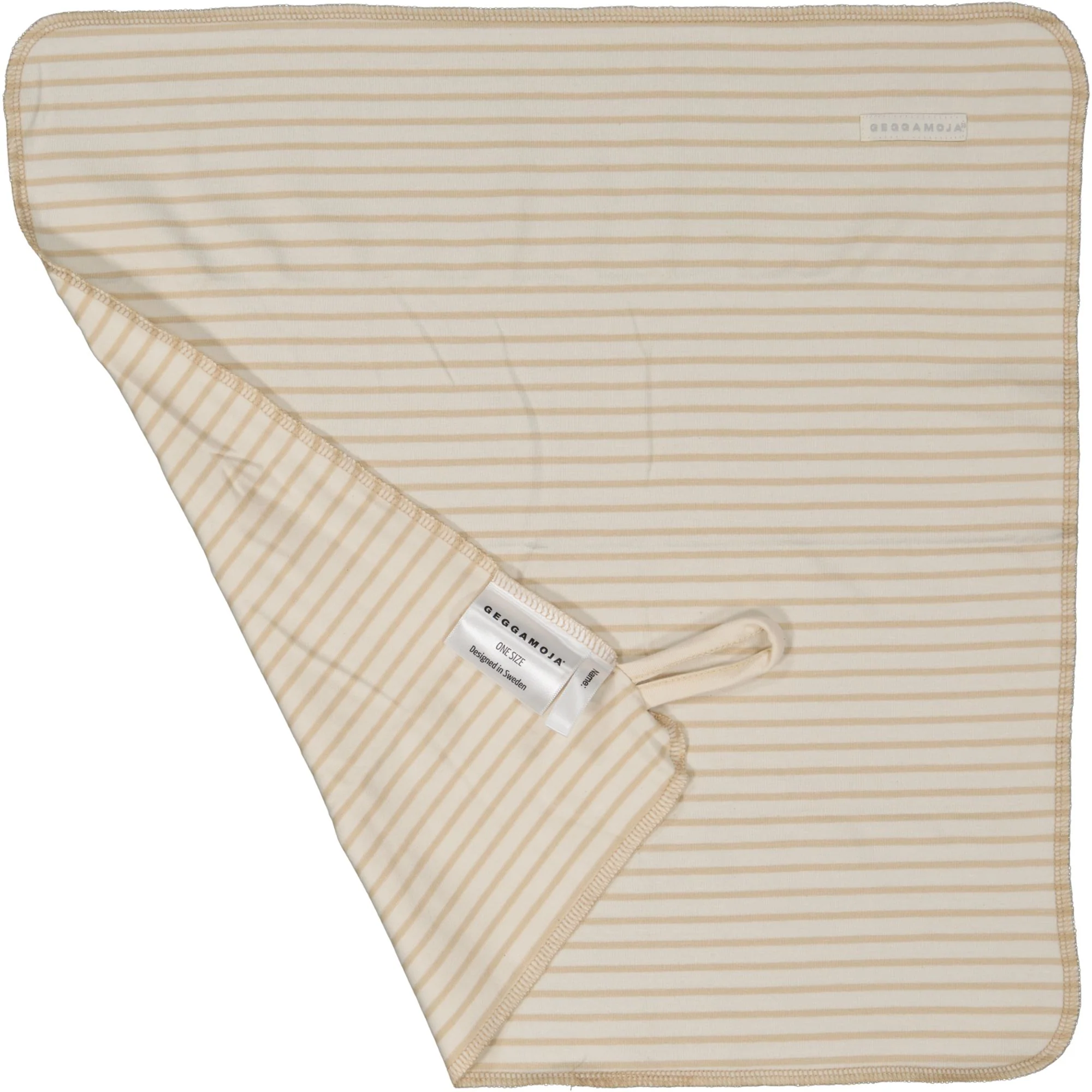 Snuttefilt Bambu Classic Vit/Beige - Image 3