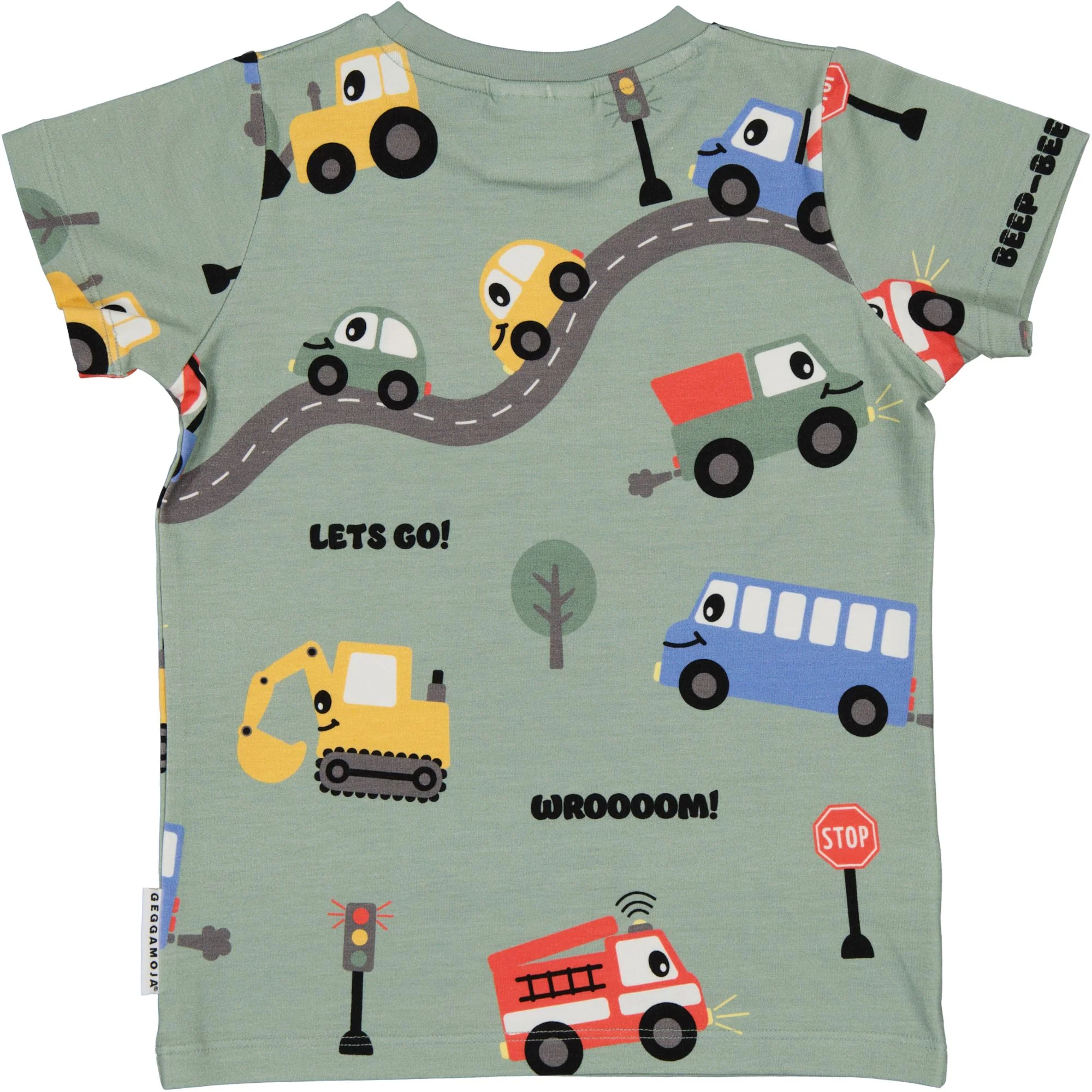 T-shirt Bambu Traktor Grön - Image 3
