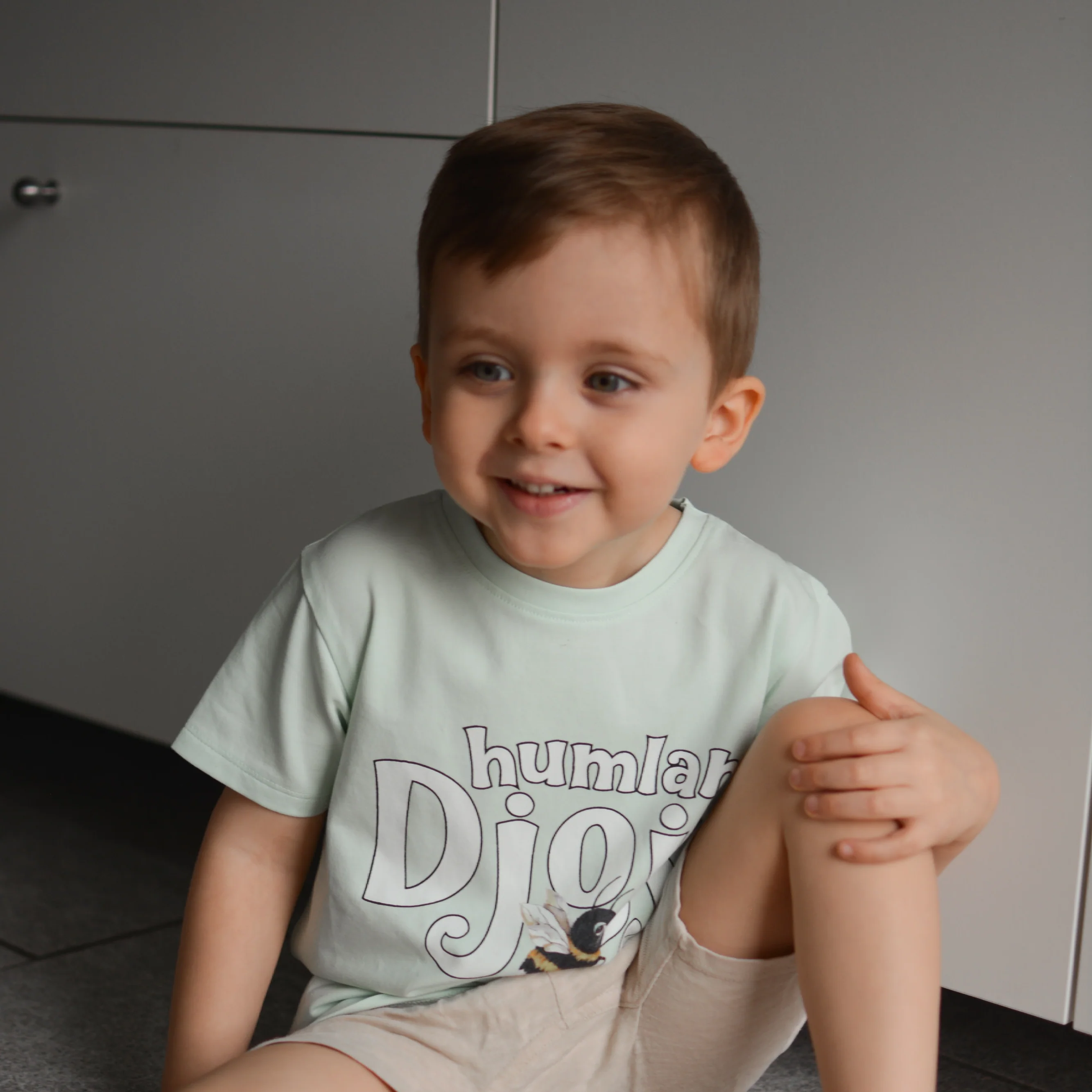 T-shirt logga Humlan Djojj Mint - Image 4