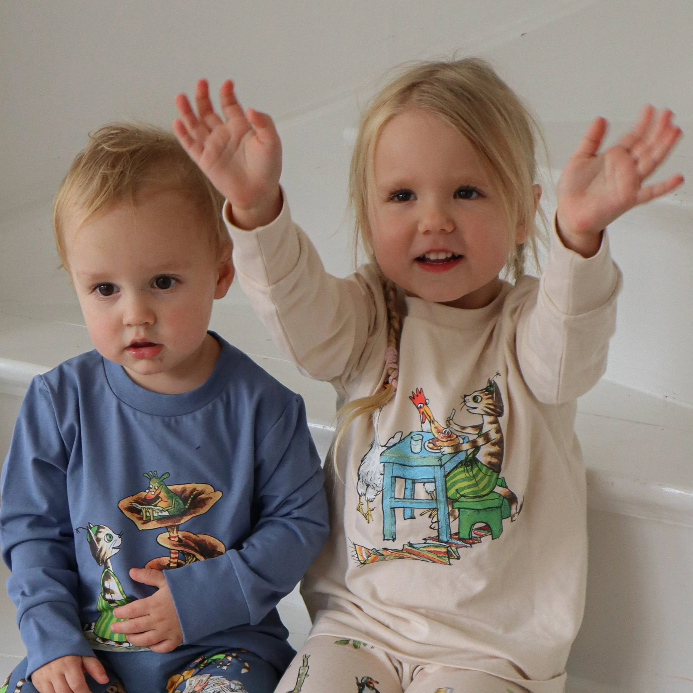 Tröja Pettson och Findus Beige - Image 3