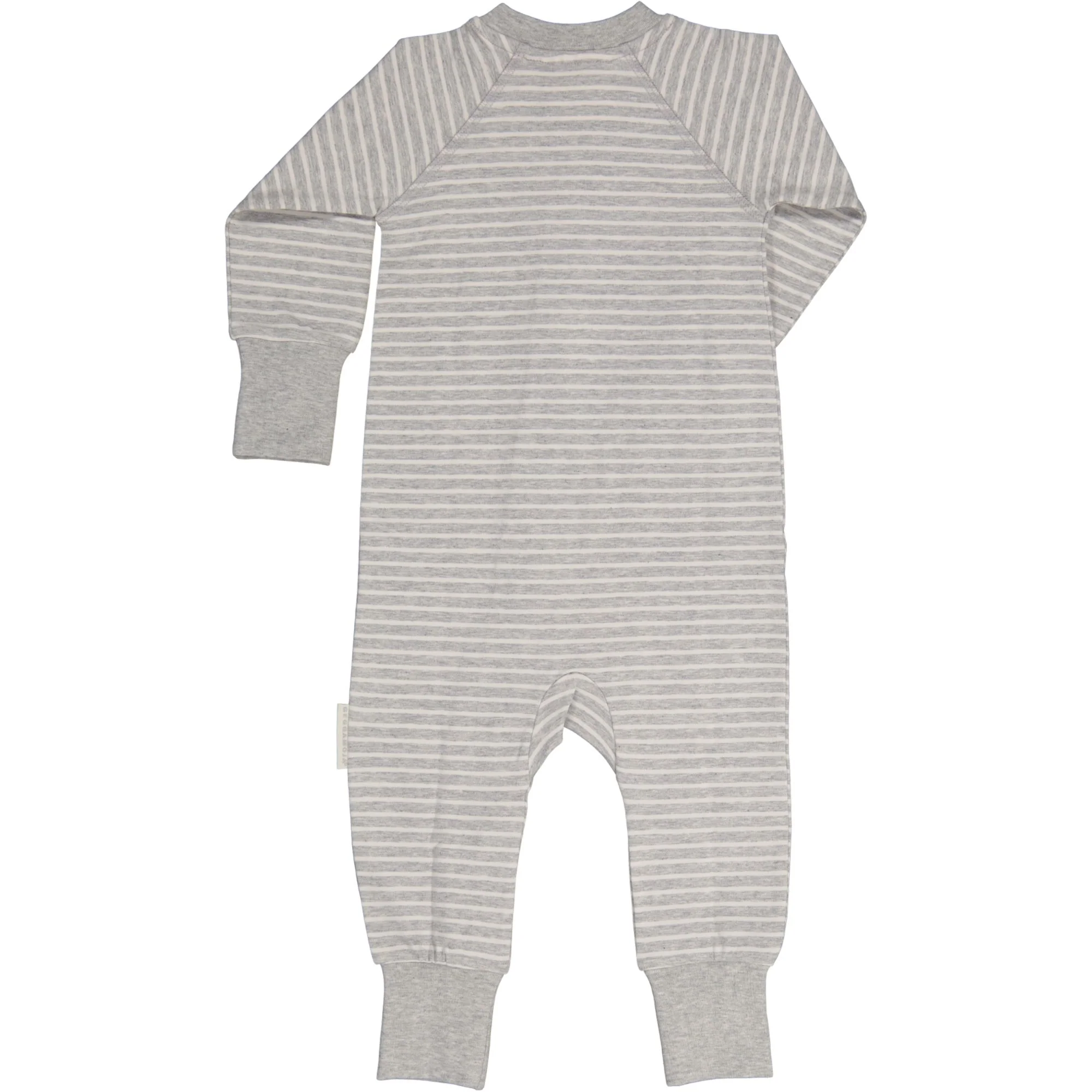 Tvåvägs-zip Pyjamas Bambu Classic Grå/Vit - Image 5