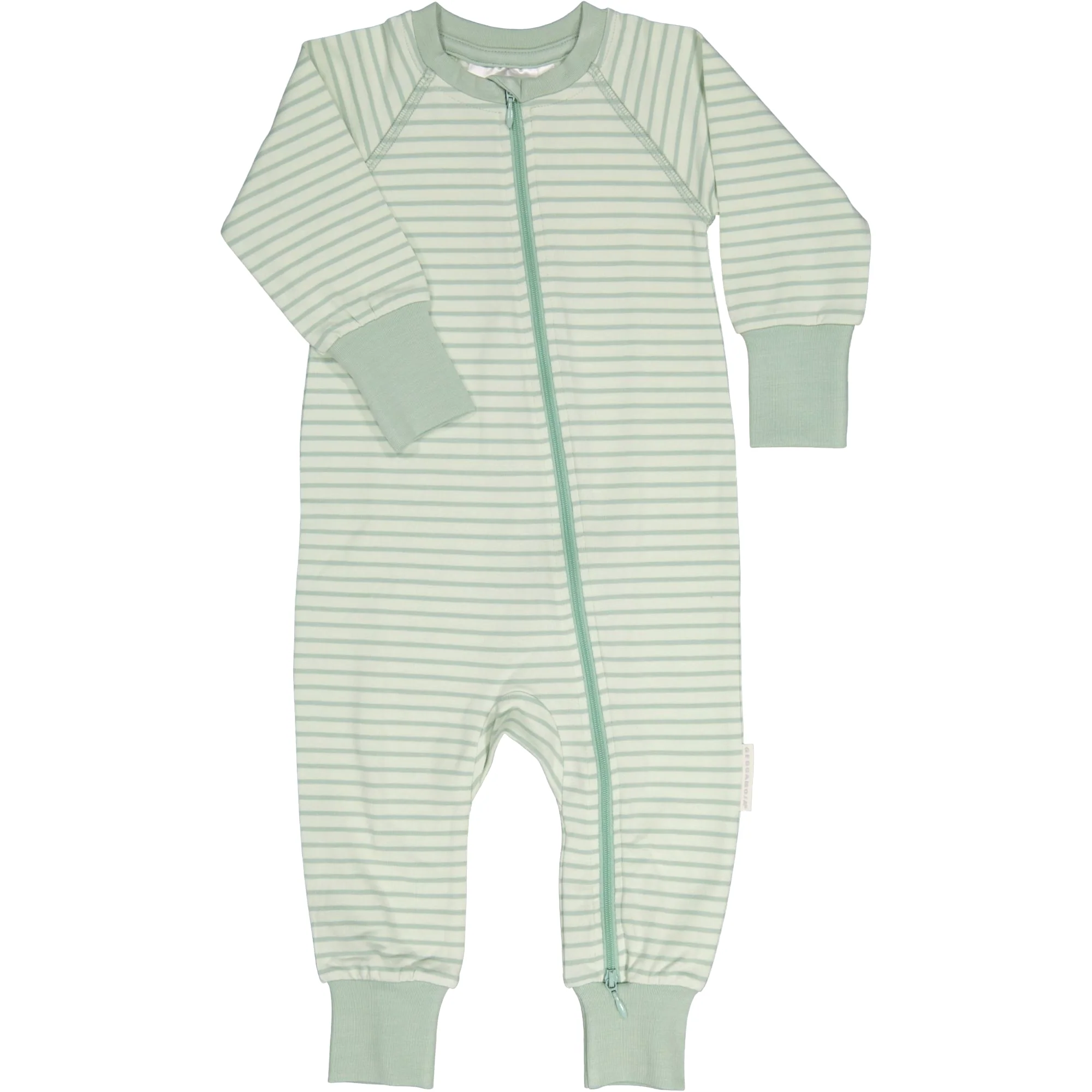 Tvåvägs-zip Pyjamas Bambu Classic Ljusgrön/Grön