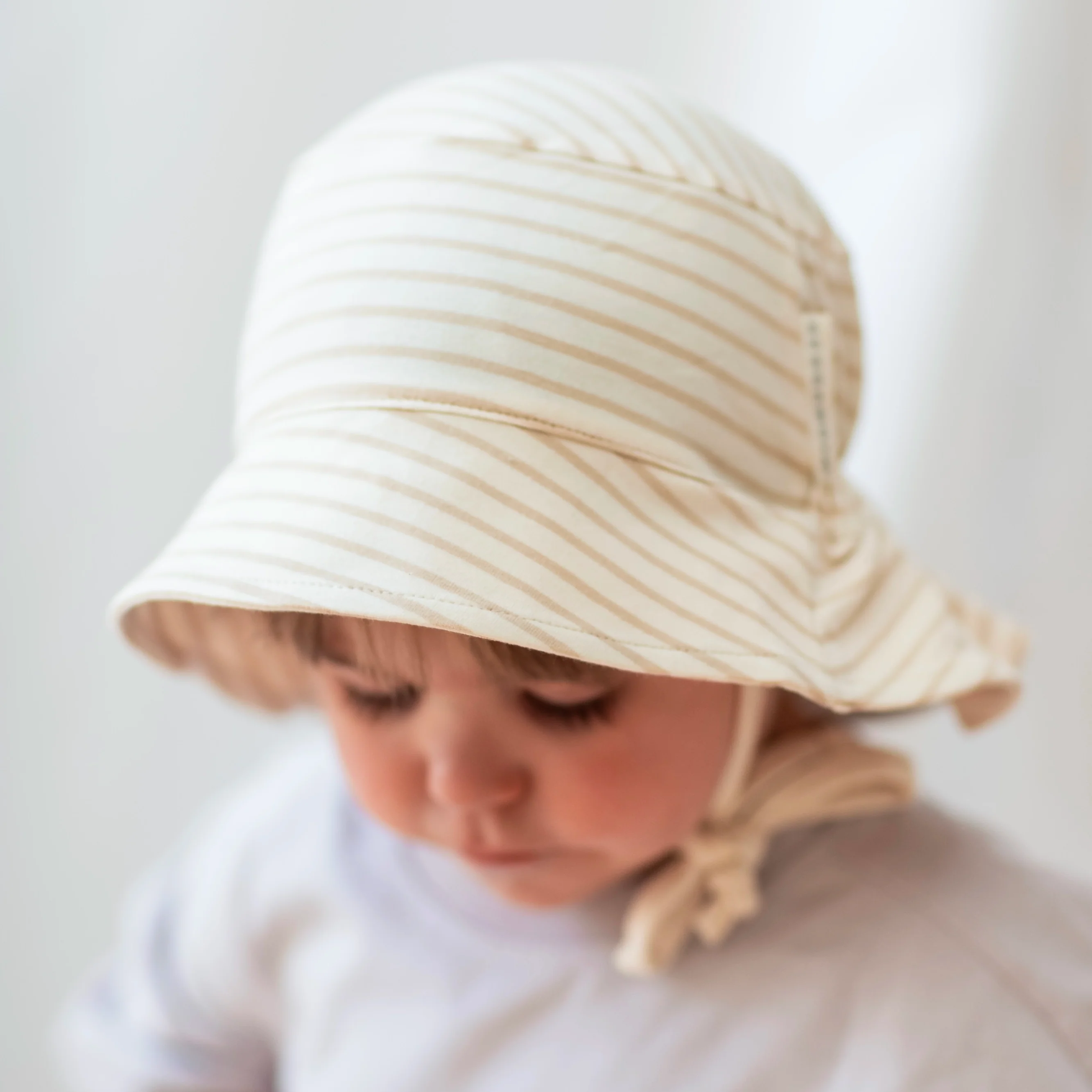 UV-solhatt Bambu Classic Vit/Beige - Image 2
