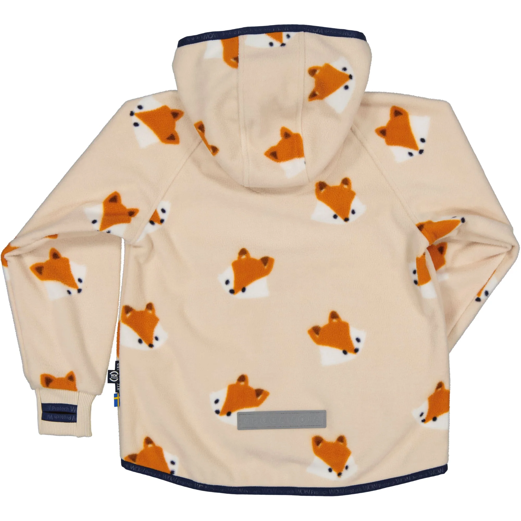 Vindfleece jacka Räv Beige - Image 3