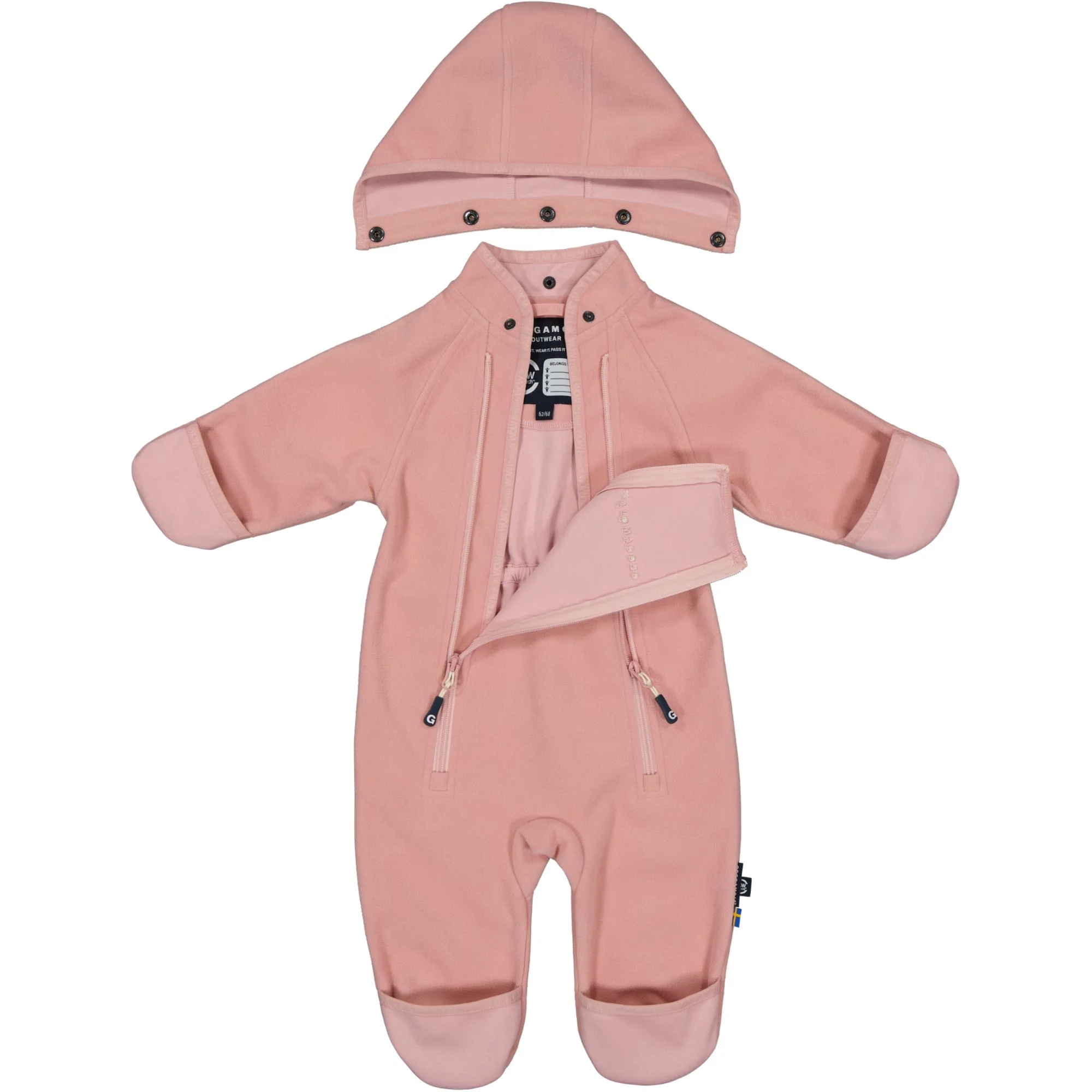 Vindfleece overall Rosa - Image 4